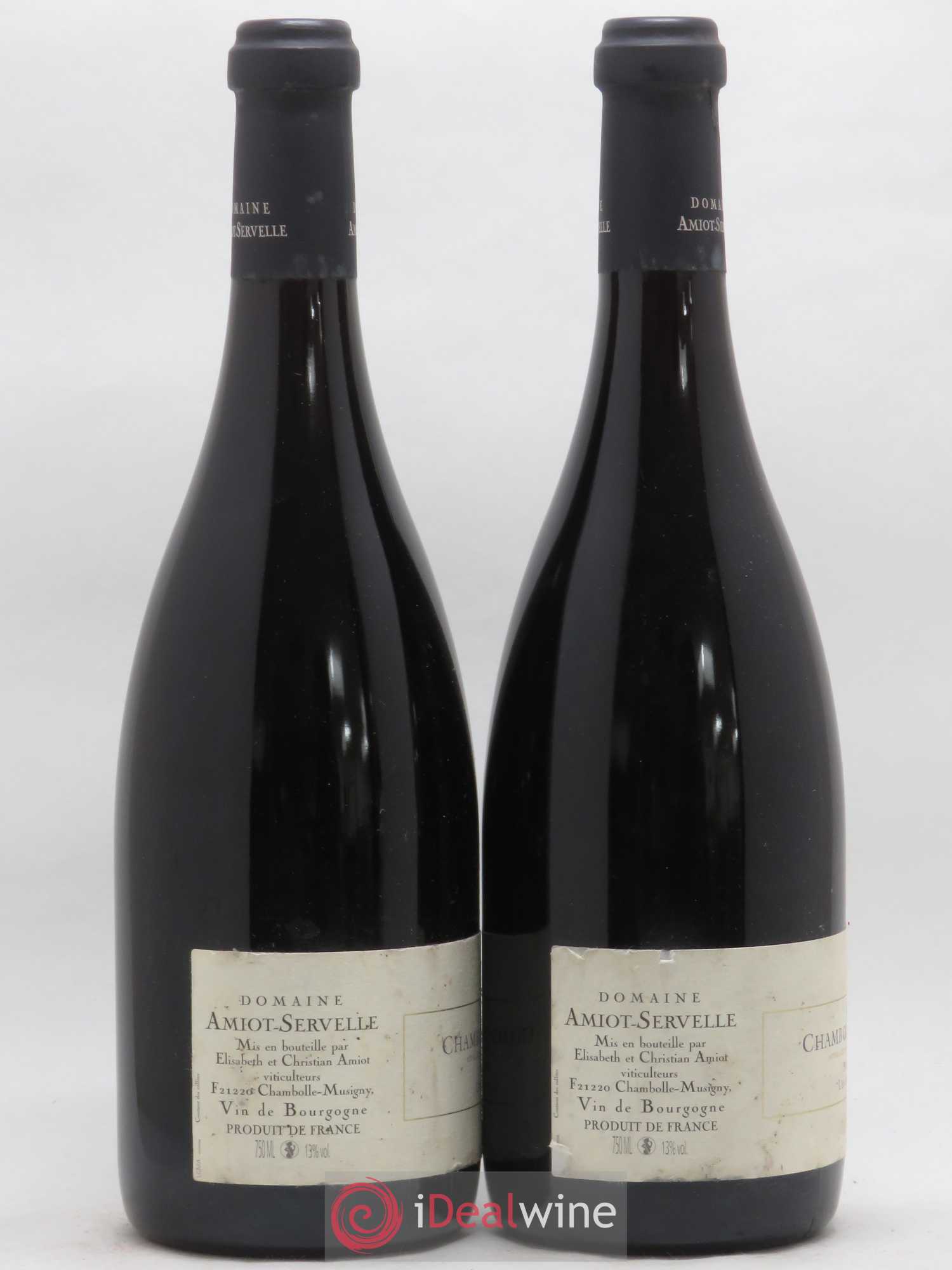 Chambolle-Musigny 1er Cru Les Amoureuses Amiot-Servelle 2006 - Lot de 2 bouteilles - 1