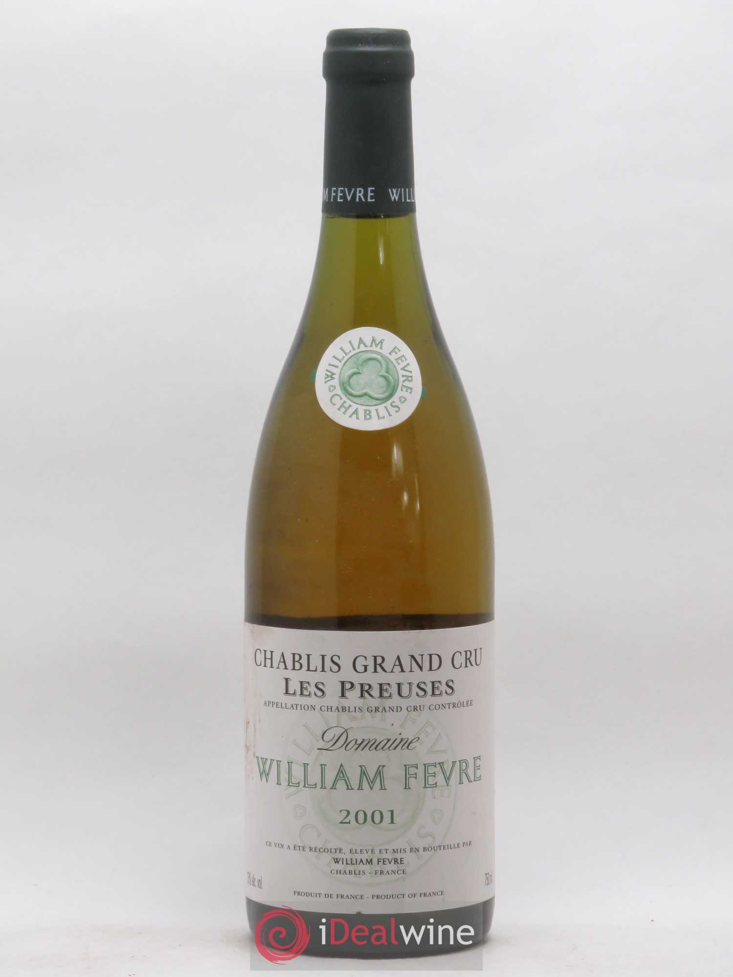 Chablis Grand Cru les Preuses William Fèvre 2001 - Lot de 1 bouteille - 0