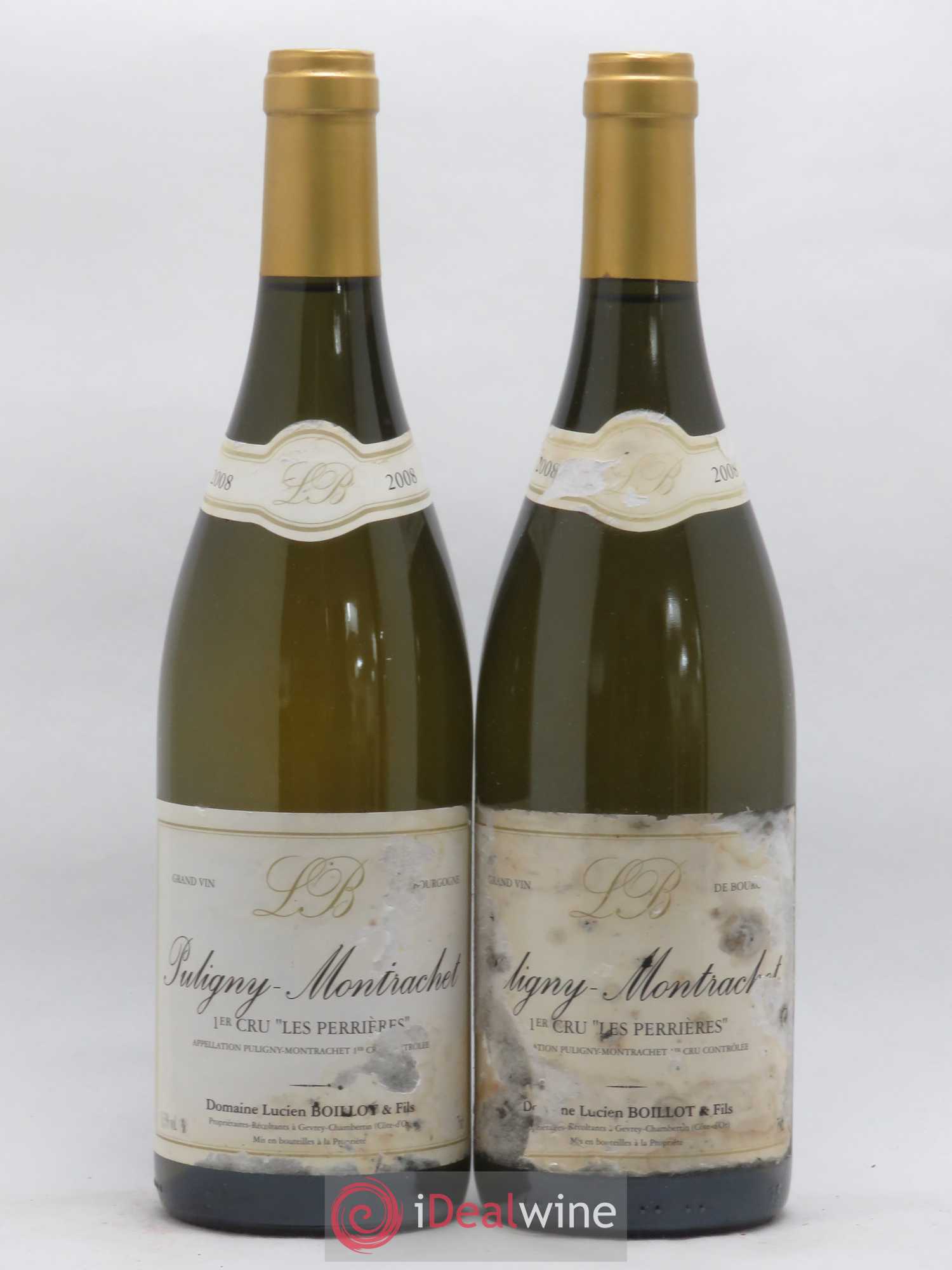 Puligny-Montrachet 1er Cru Lucien Boillot 2008 - Lotto di 2 bottiglie - 0