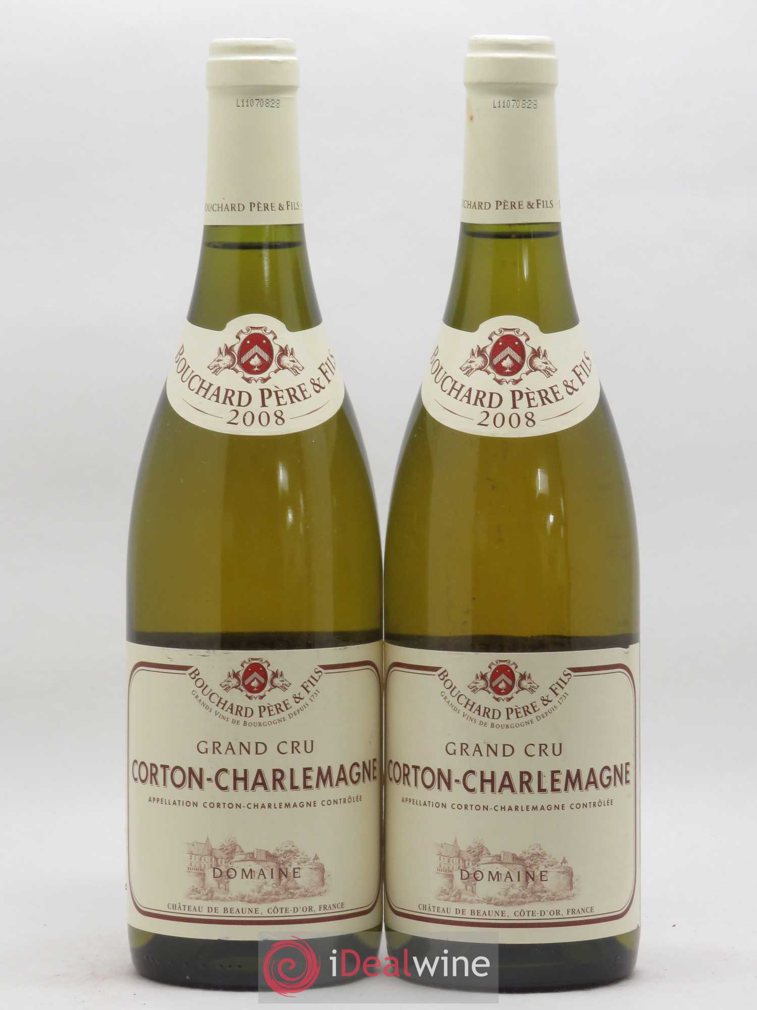Corton-Charlemagne Grand Cru Bouchard Père & Fils 2008 - Lot de 2 bouteilles - 0