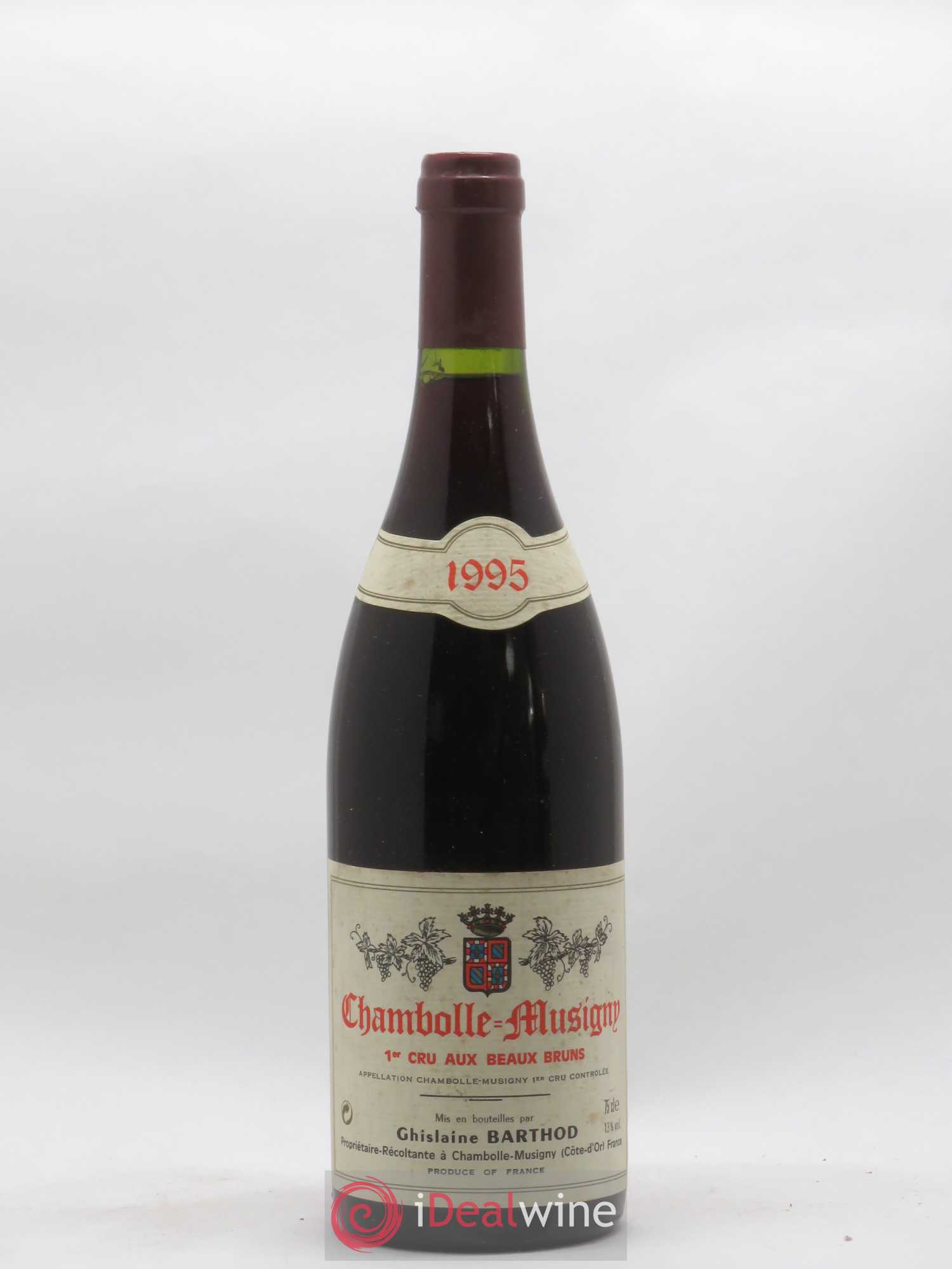 Chambolle-Musigny 1er Cru Aux Beaux Bruns Ghislaine Barthod 1995 - Lot de 1 bouteille - 0
