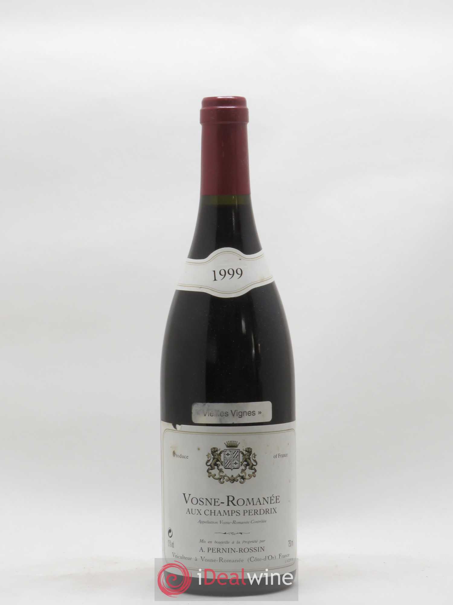 Vosne-Romanée Vielles Vignes Aux Champs Perdrix Pernin Rossin 1999 - Posten von 1 Flasche - 0