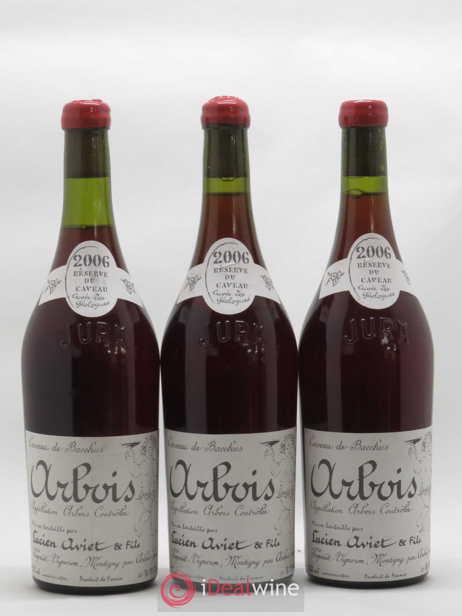 Arbois Cuvée des Géologues Lucien Aviet 2006 - Posten von 3 Flaschen - 0