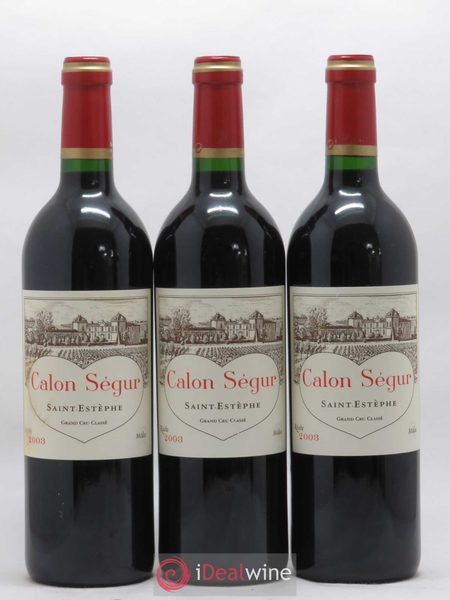 Château Calon Ségur 3ème Grand Cru Classé 2003 - Lot de 6 bouteilles - 2