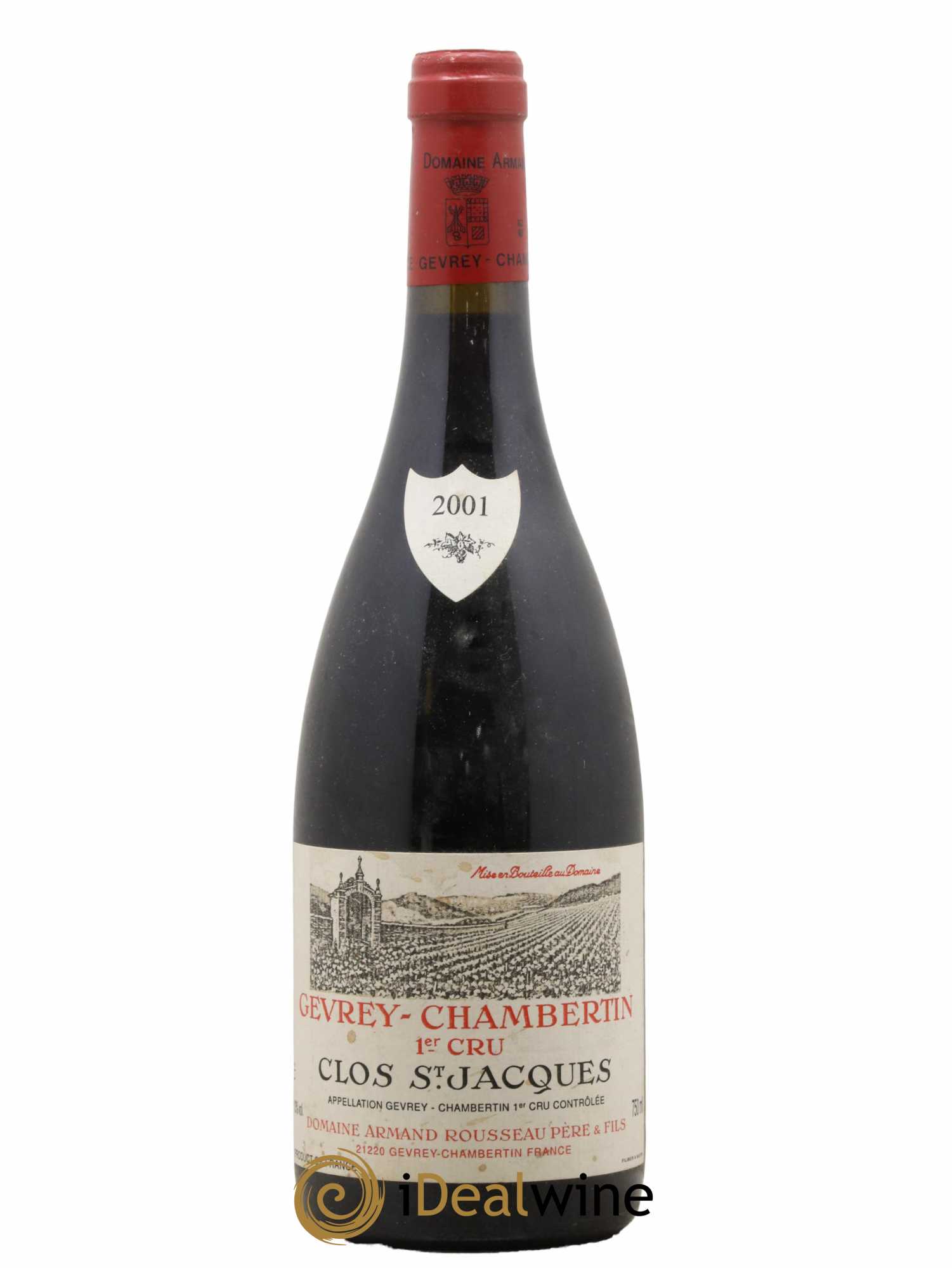 Gevrey-Chambertin 1er Cru Clos Saint-Jacques Armand Rousseau (Domaine) 2001 - Lot de 1 bouteille - 0