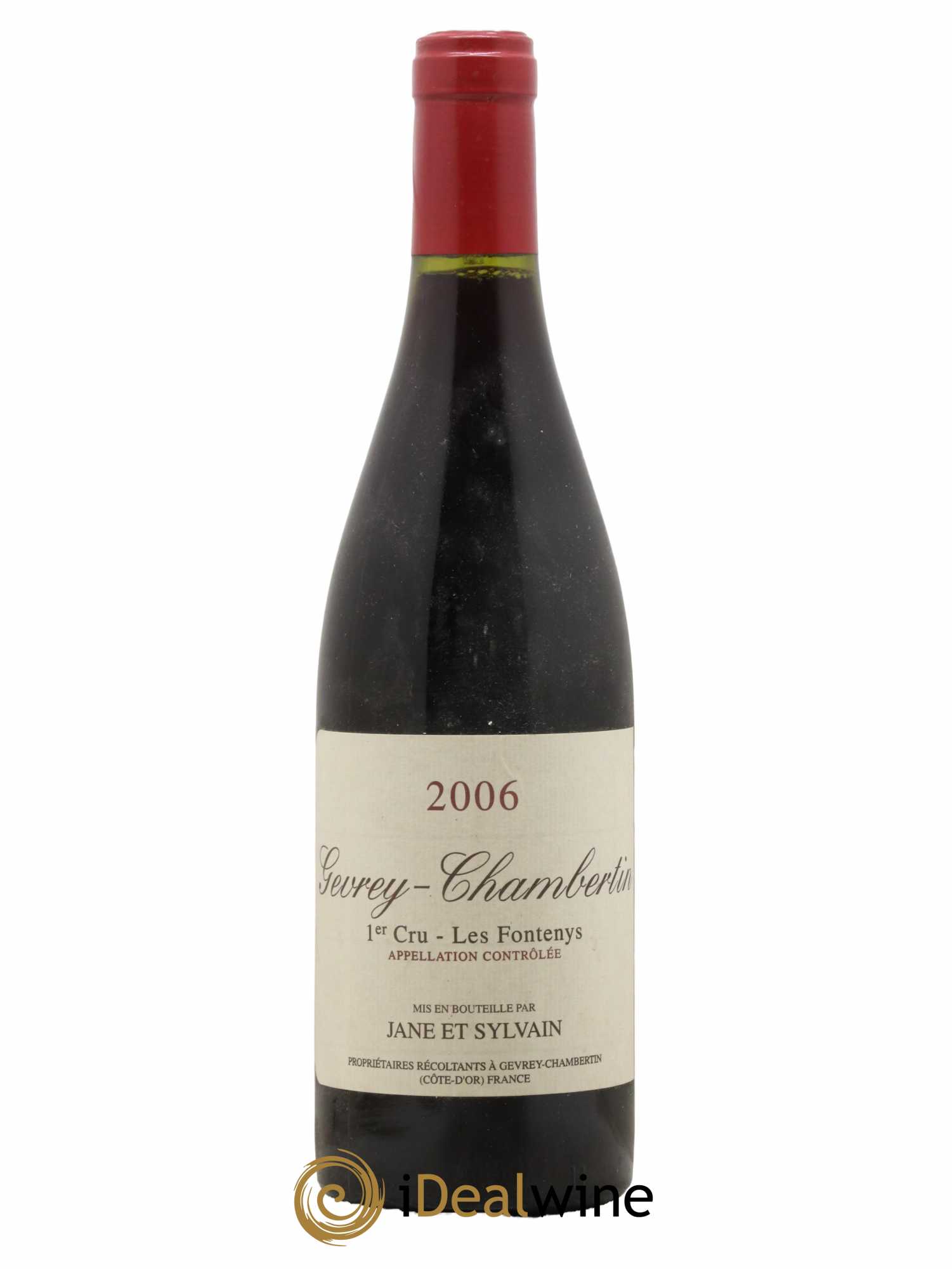 Gevrey-Chambertin 1er Cru Les Fontenys Jane et Sylvain 2006 - Lot de 1 bouteille - 0