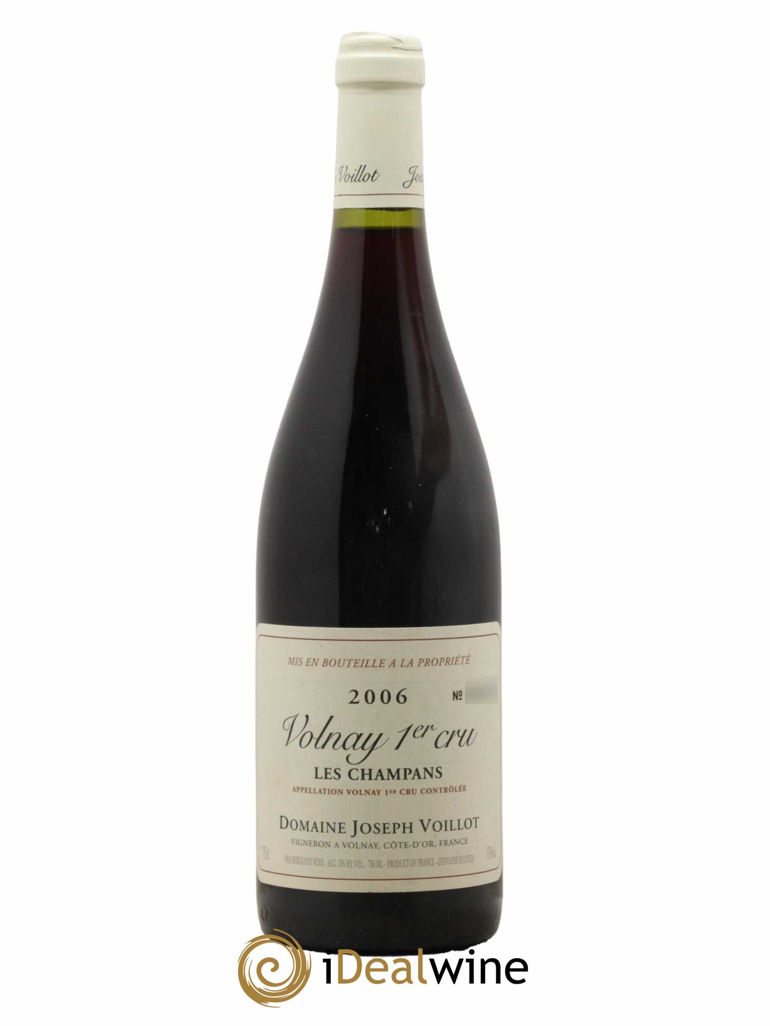 Volnay 1er Cru les Champans Joseph Voillot (Domaine) 2006 - Lot de 1 bouteille - 0