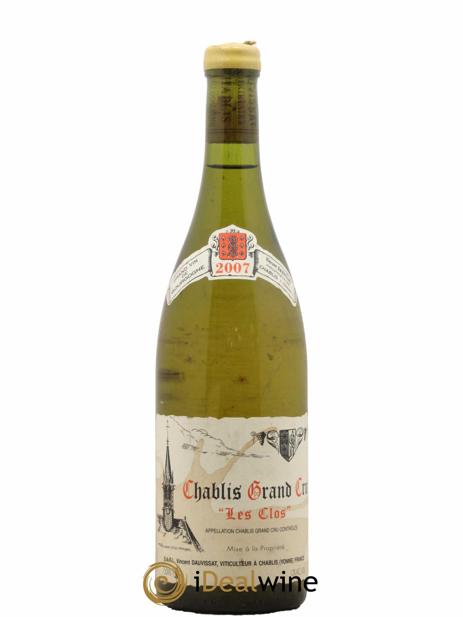 Chablis Grand Cru Les Clos Vincent Dauvissat (Domaine) 2007 - Lot de 1 bouteille - 0