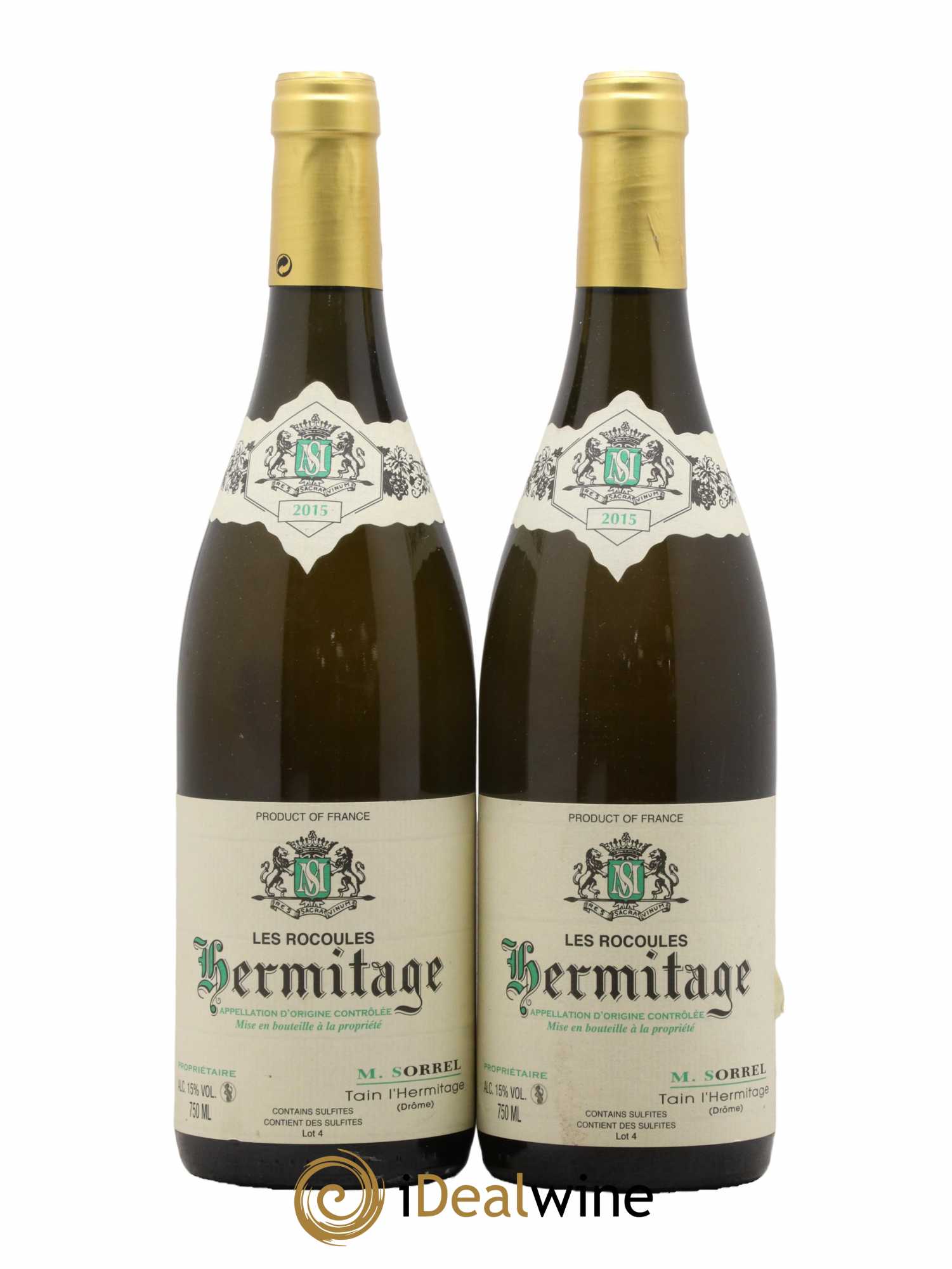 Hermitage Les Rocoules Marc Sorrel 2015 - Lot de 2 bouteilles - 0