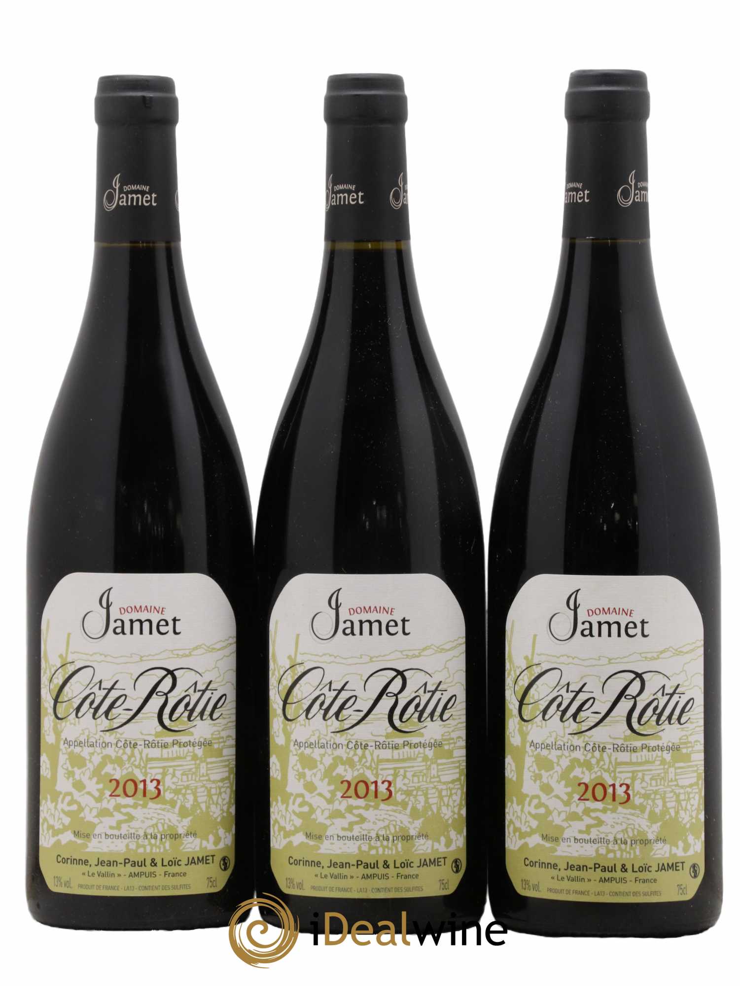 Côte-Rôtie Jamet (Domaine) 2013 - Lot de 3 bouteilles - 0