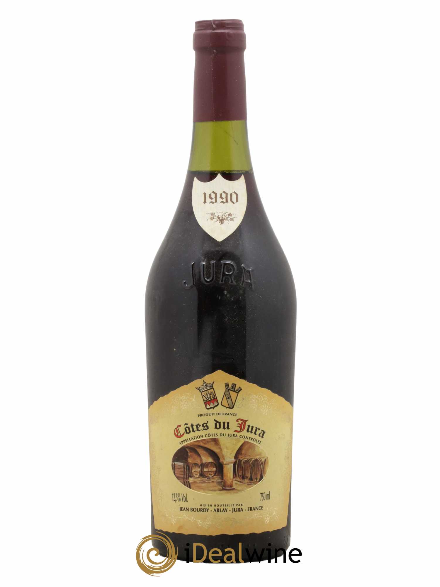 Côtes du Jura Domaine Jean Bourdy 1990 - Lot de 1 bouteille - 0