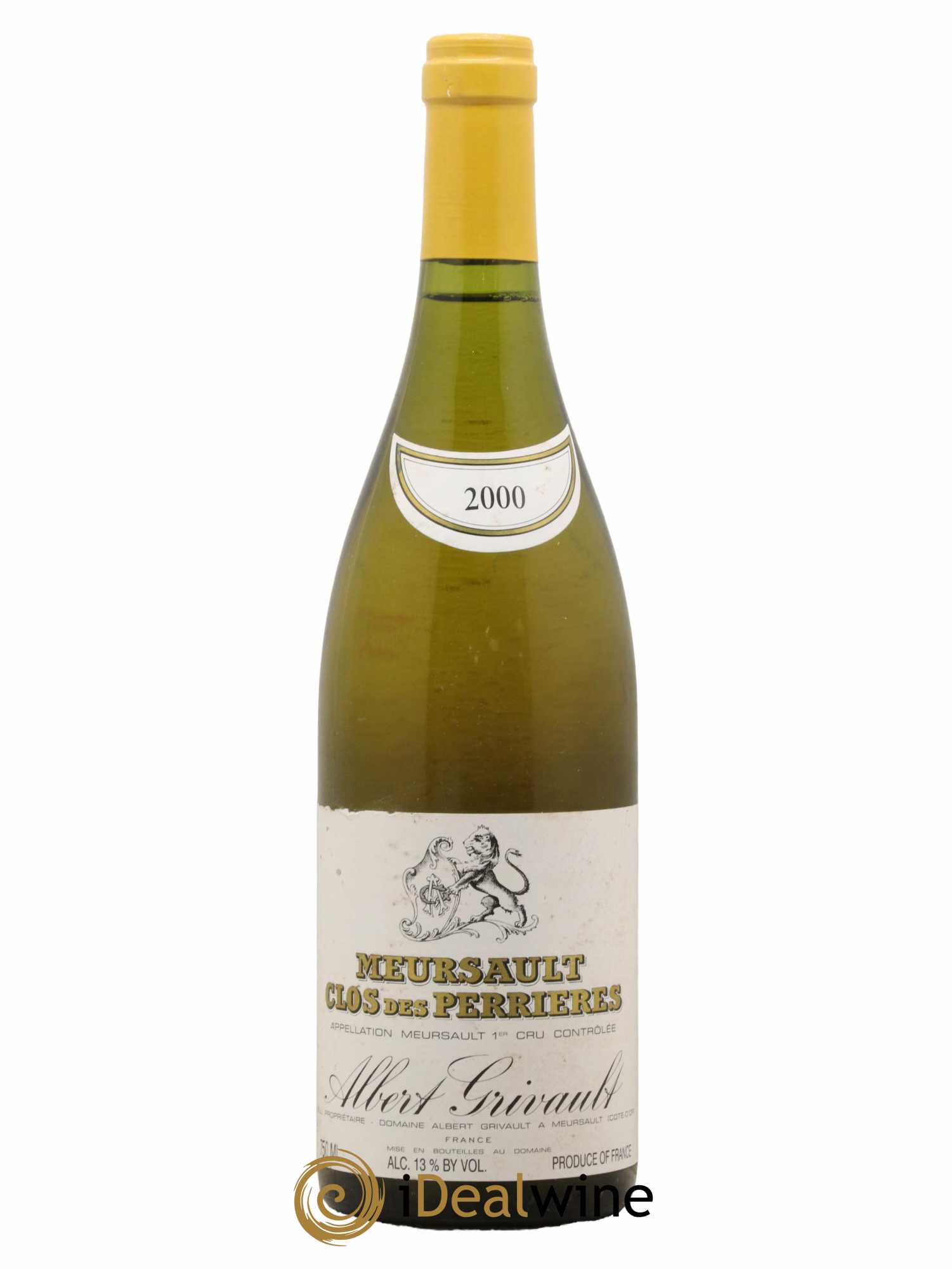 Meursault 1er Cru Clos des Perrières Monopole Albert Grivault 2000 - Lot de 1 bouteille - 0