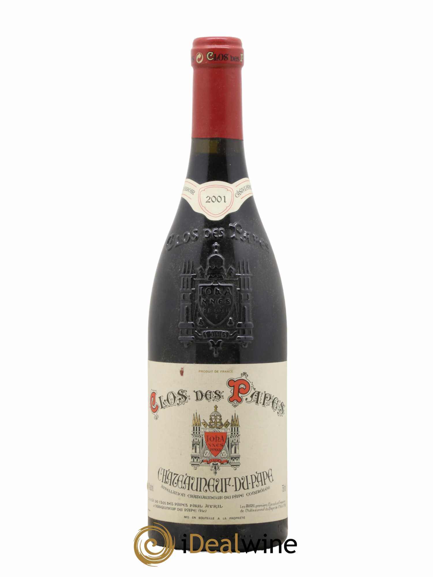 Châteauneuf-du-Pape Clos des Papes - Paul Avril 2001 - Lot de 1 bouteille - 0