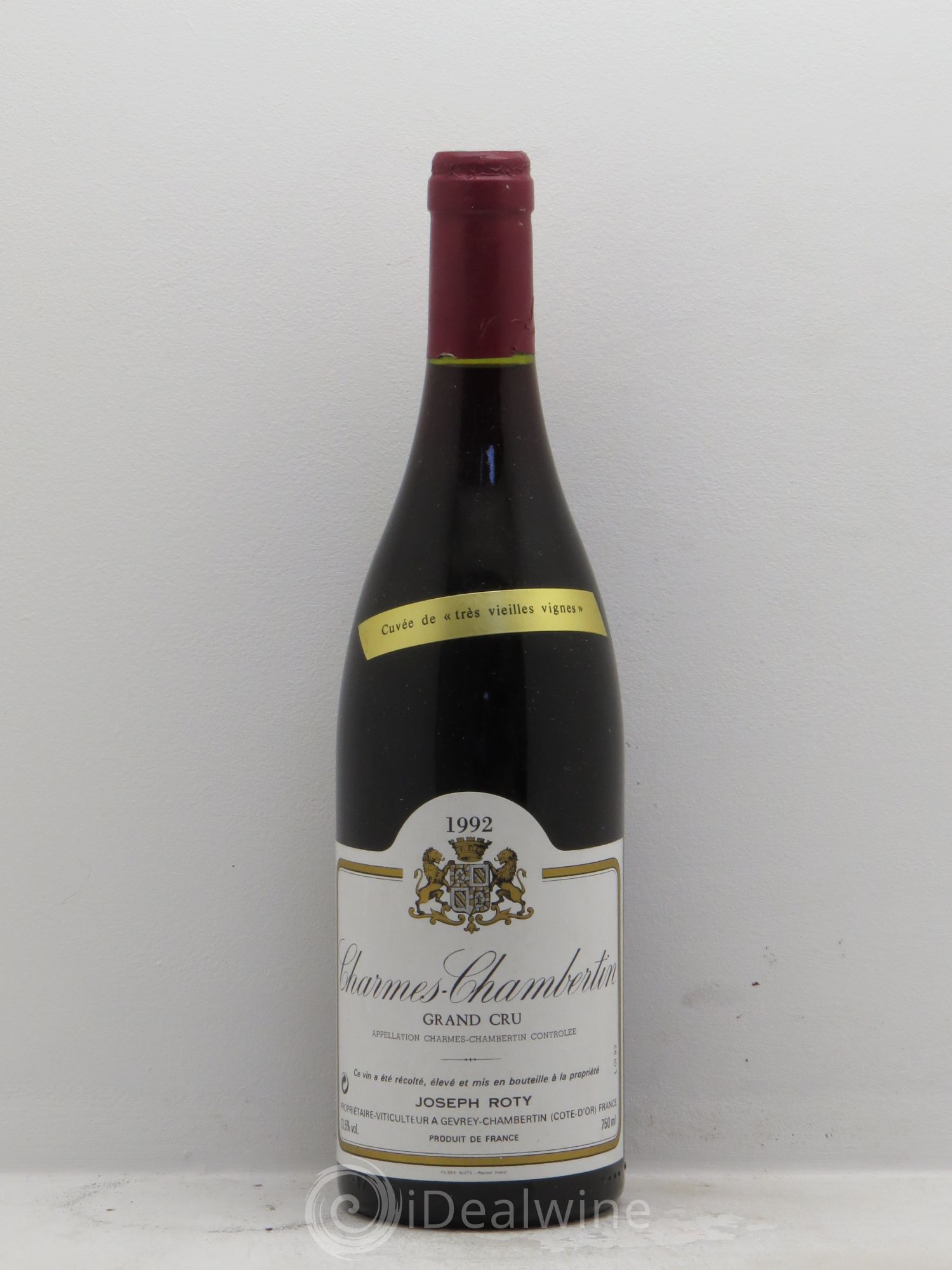Charmes-Chambertin Grand Cru Très vieilles vignes Joseph Roty (Domaine) 1992 - Lot de 1 bouteille - 0