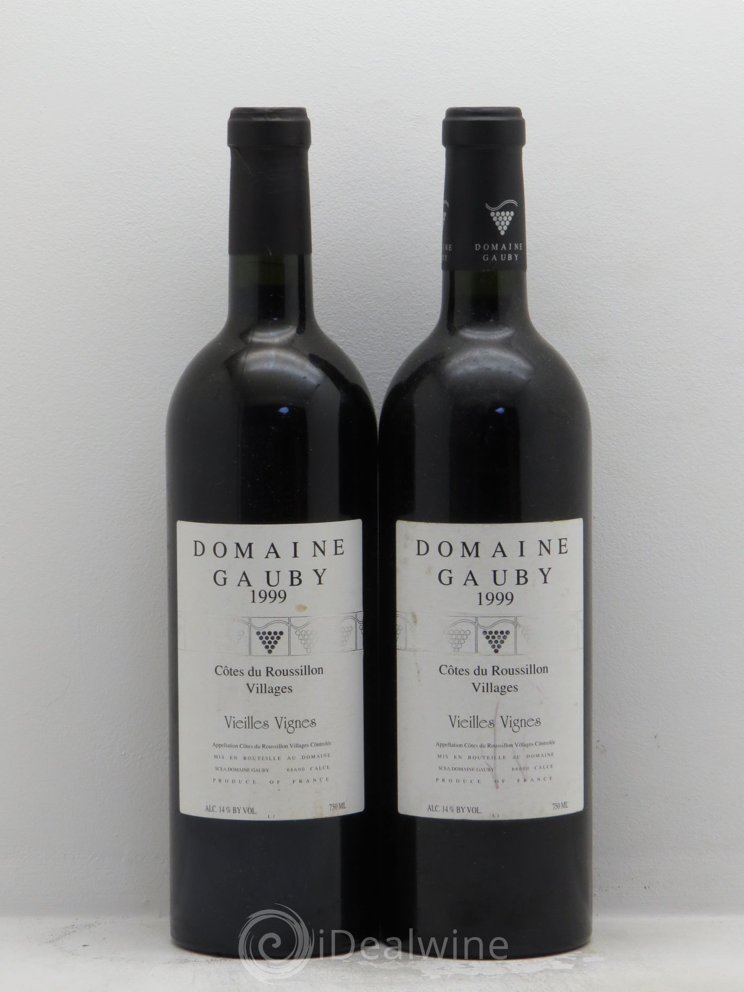Côtes du Roussillon Villages Vieilles vignes Gauby (Domaine) 1999 - Lot de 2 bouteilles - 0
