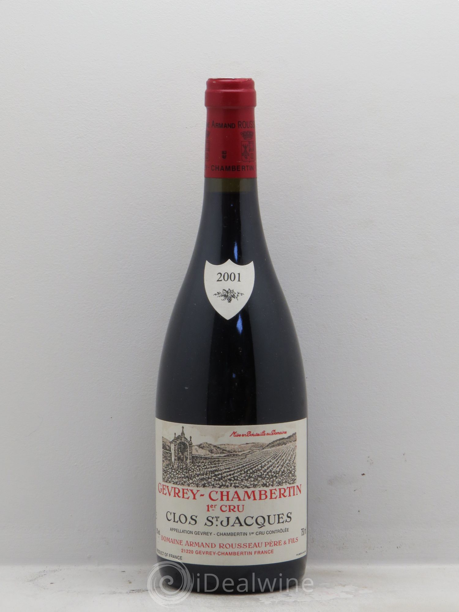Gevrey-Chambertin 1er Cru Clos Saint-Jacques Armand Rousseau (Domaine) 2001 - Lot de 1 bouteille - 0