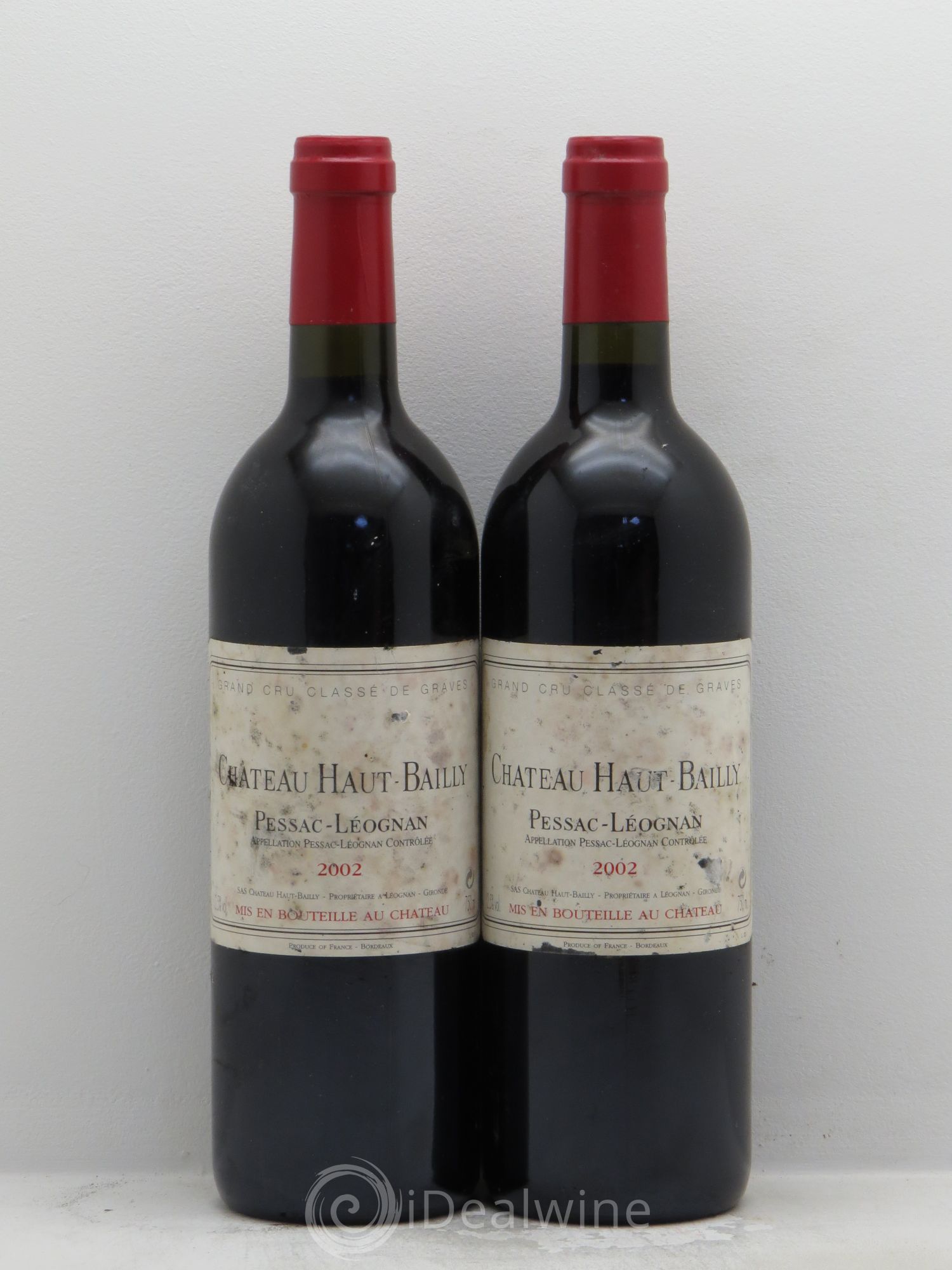 Château Haut-Bailly Cru Classé de Graves 2002 - Lot de 2 bouteilles - 0
