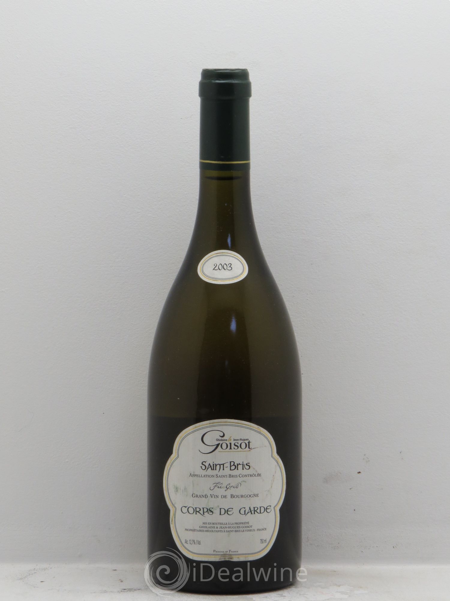 Divers Saint Bris Fyé Corps de Garde G et JH Goisot (sans prix de réserve) 2003 - Posten von 1 Flasche - 0