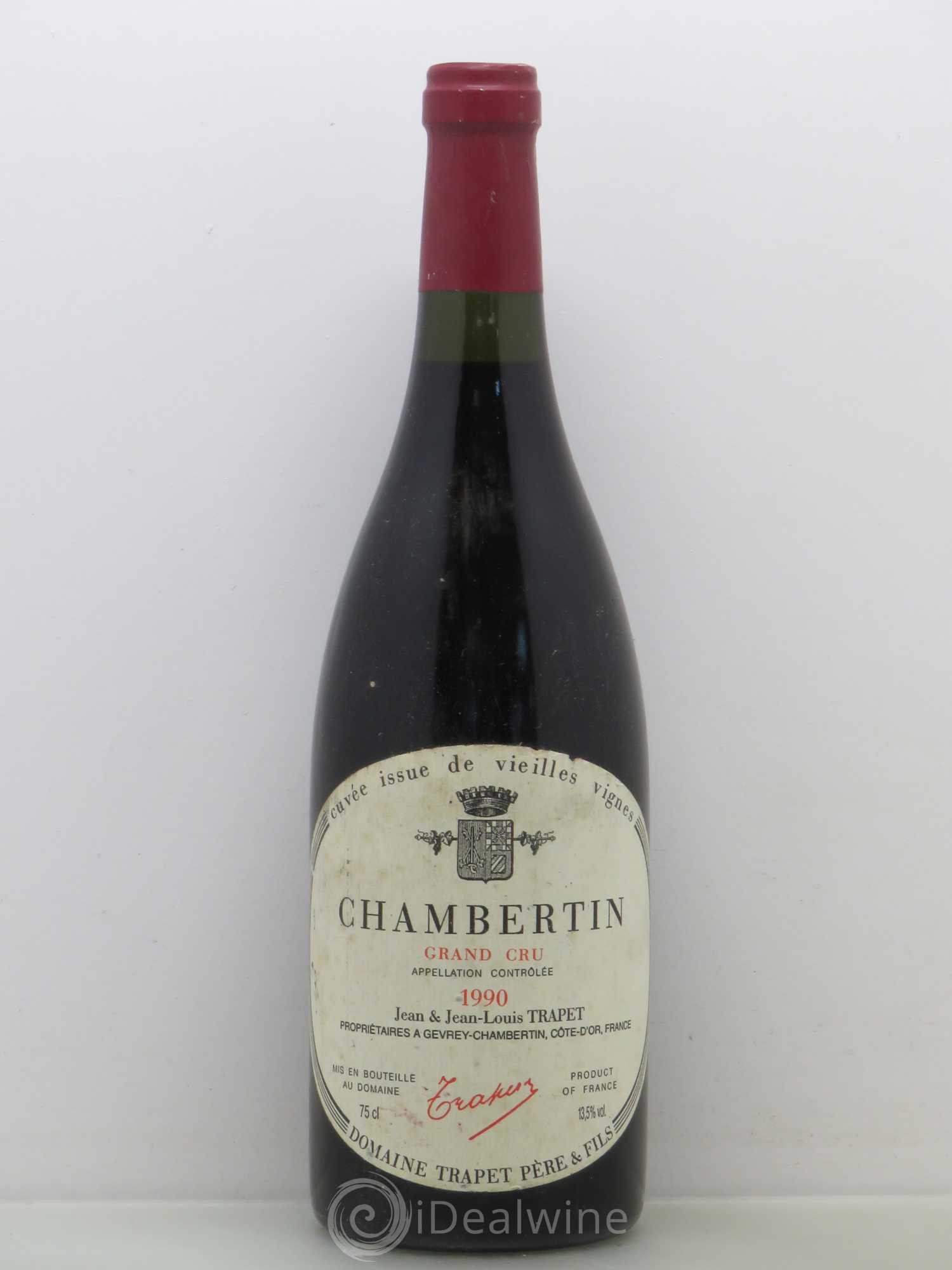 Chambertin Grand Cru Domaine Trapet 1990 - Posten von 1 Flasche - 0