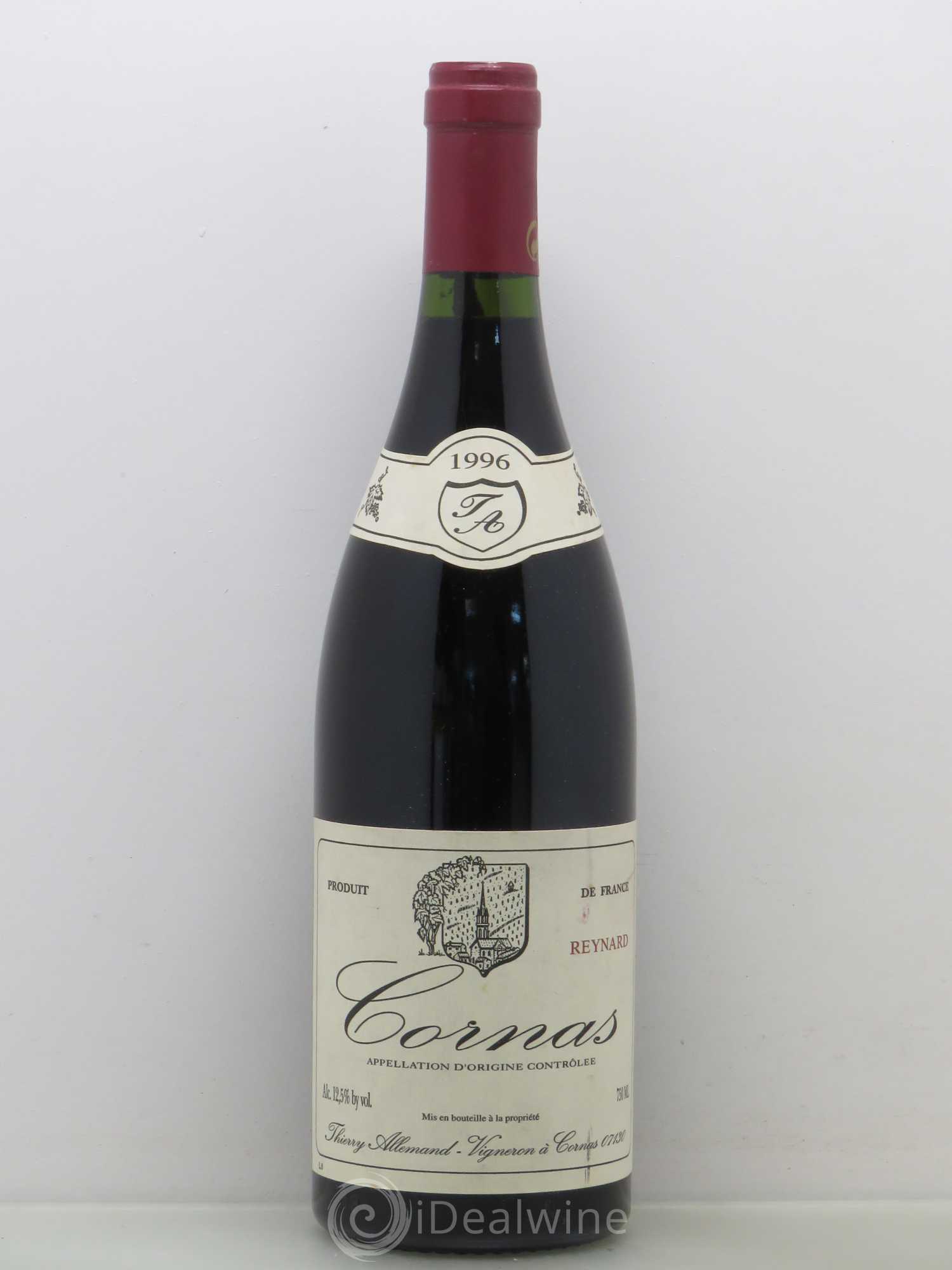 Cornas Reynard Thierry Allemand 1996 - Lot de 1 bouteille - 0