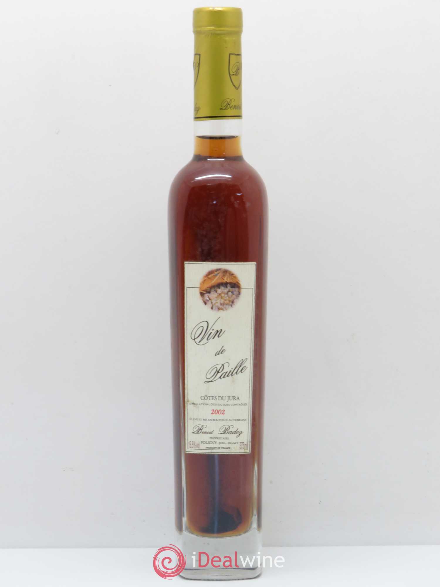 Côtes du Jura Vin de Paille Domaine Badoz (sans prix de réserve) 2002 - Posten von 1 Demi-Flasche - 0
