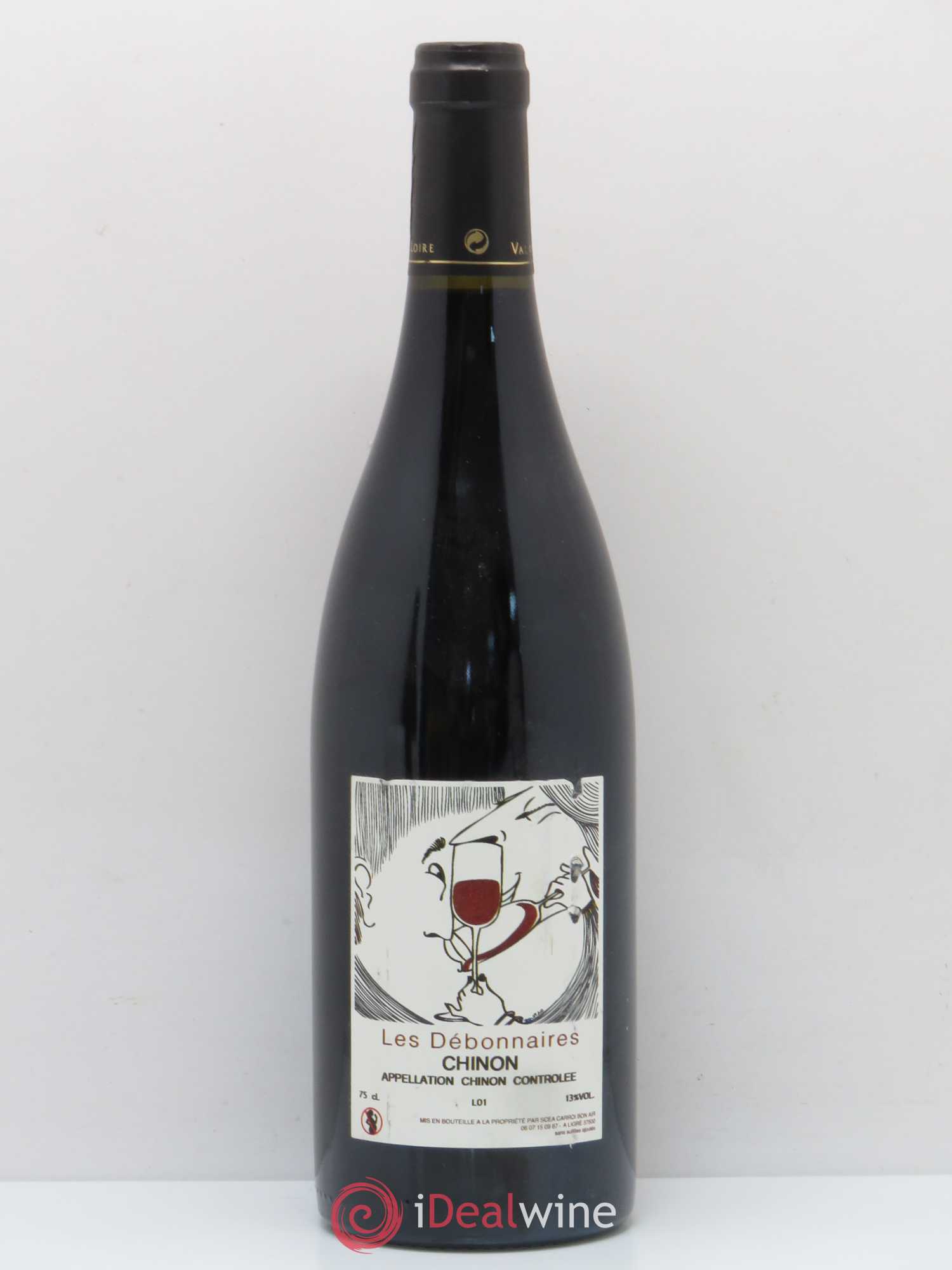 Chinon Les Débonnaires Luc Sebille 2011 - Lot de 1 bouteille - 0