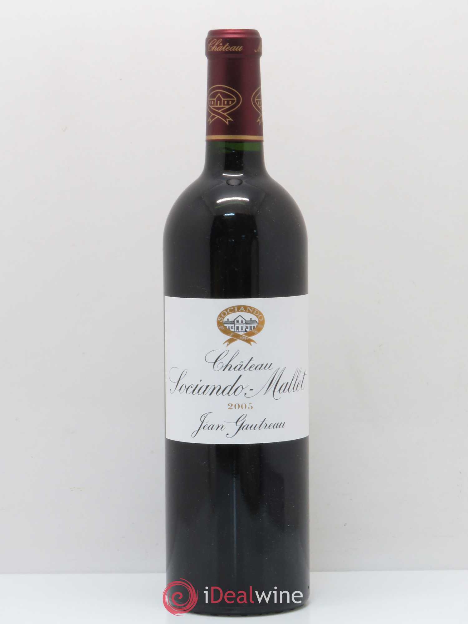 Château Sociando Mallet 2005 - Lot de 1 bouteille - 0