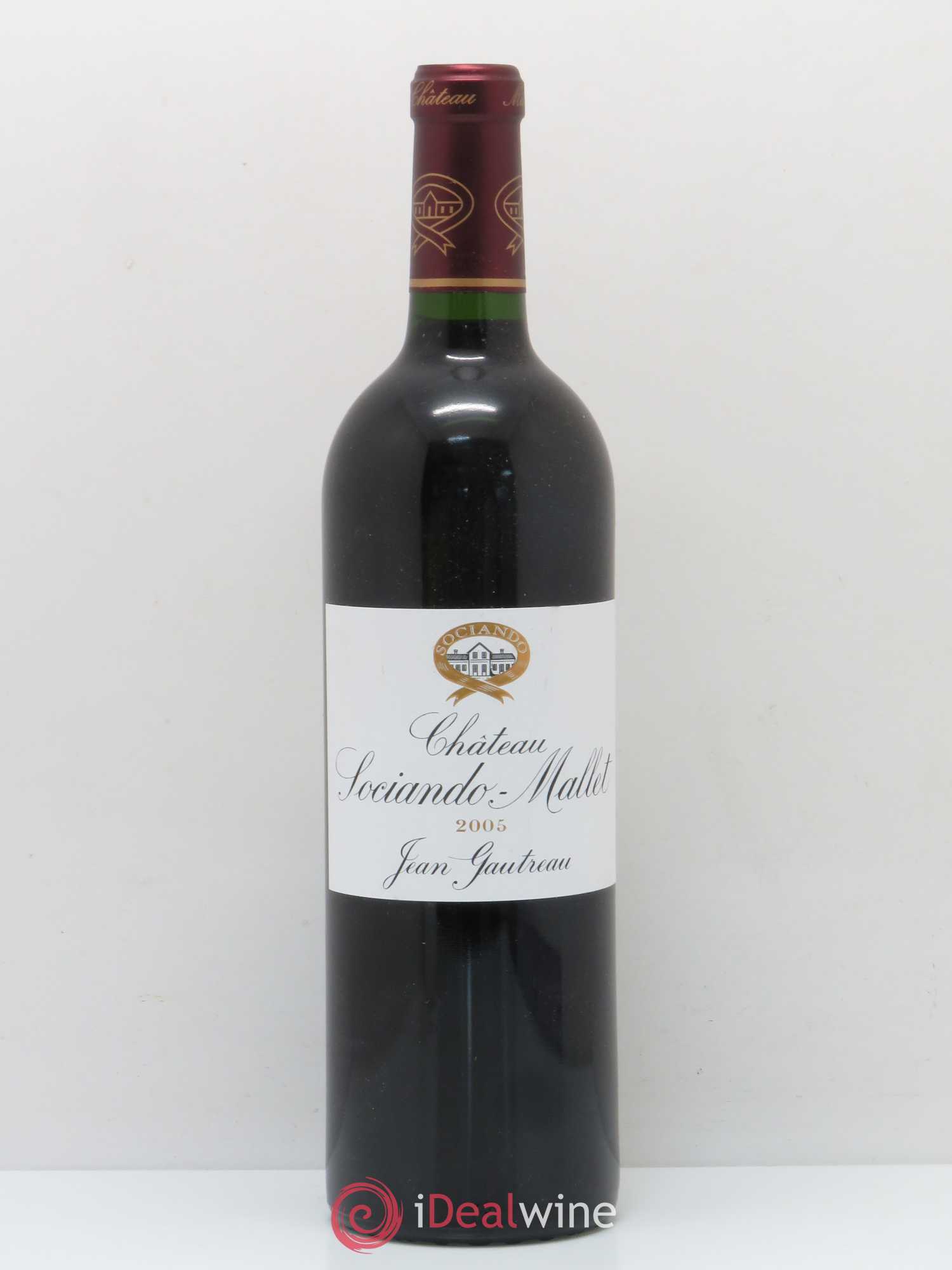 Château Sociando Mallet 2005 - Lot de 1 bouteille - 0