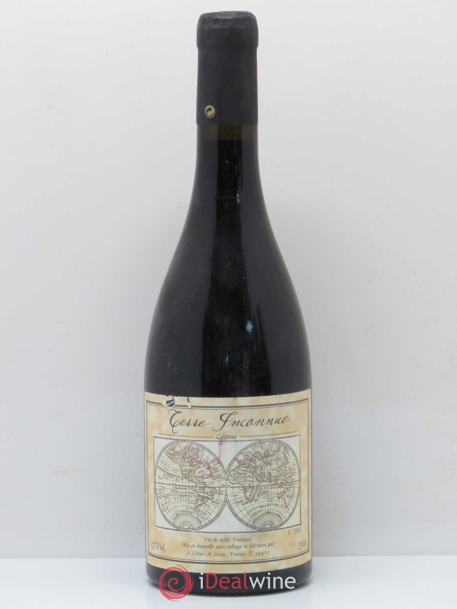 Vin de Table de France Léonie Terre Inconnue 2001 - Lot de 1 bouteille - 0