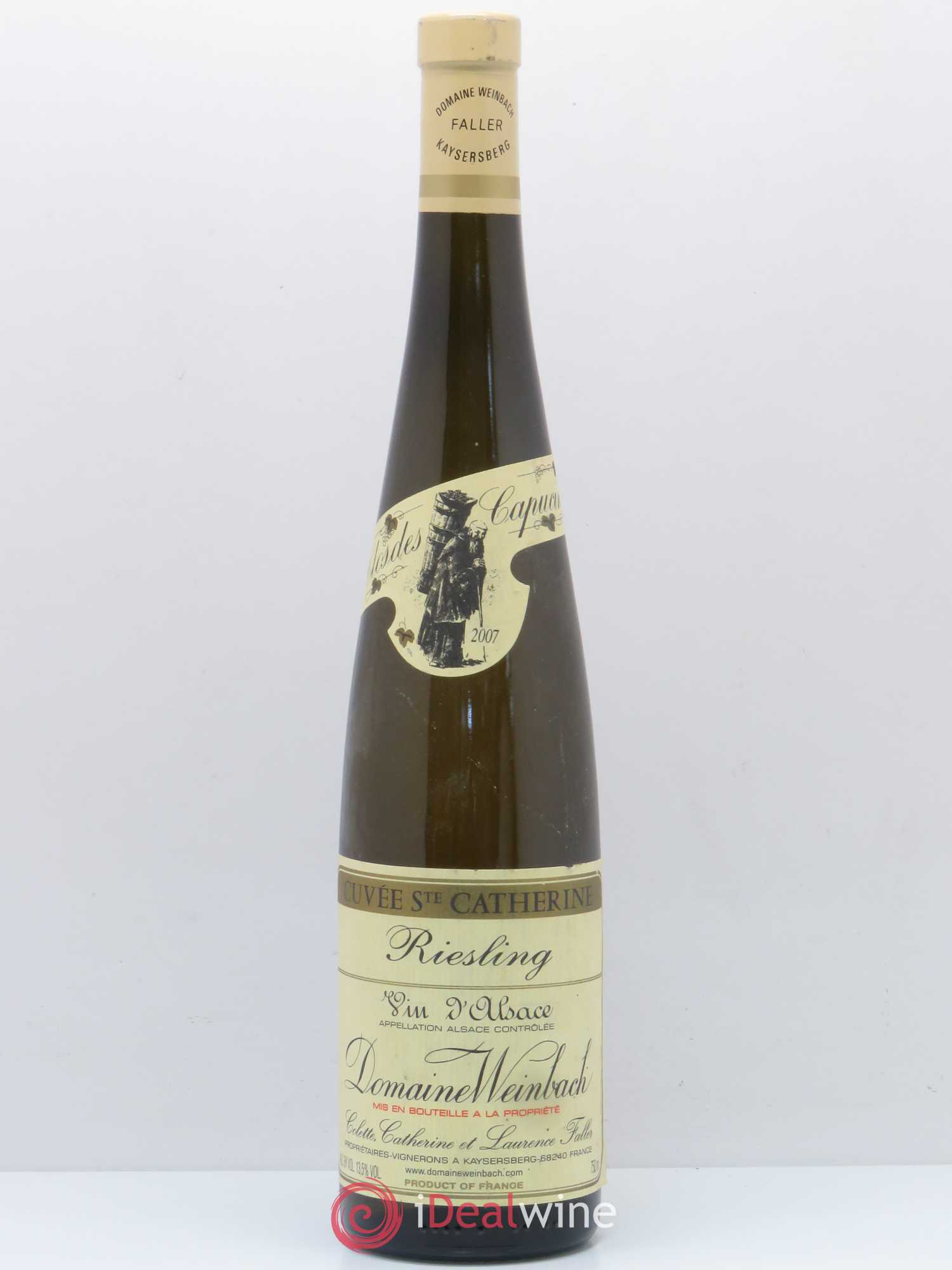 Alsace Riesling Clos des Capucins - Cuvée Sainte Catherine Weinbach (Domaine) 2007 - Posten von 1 Flasche - 0