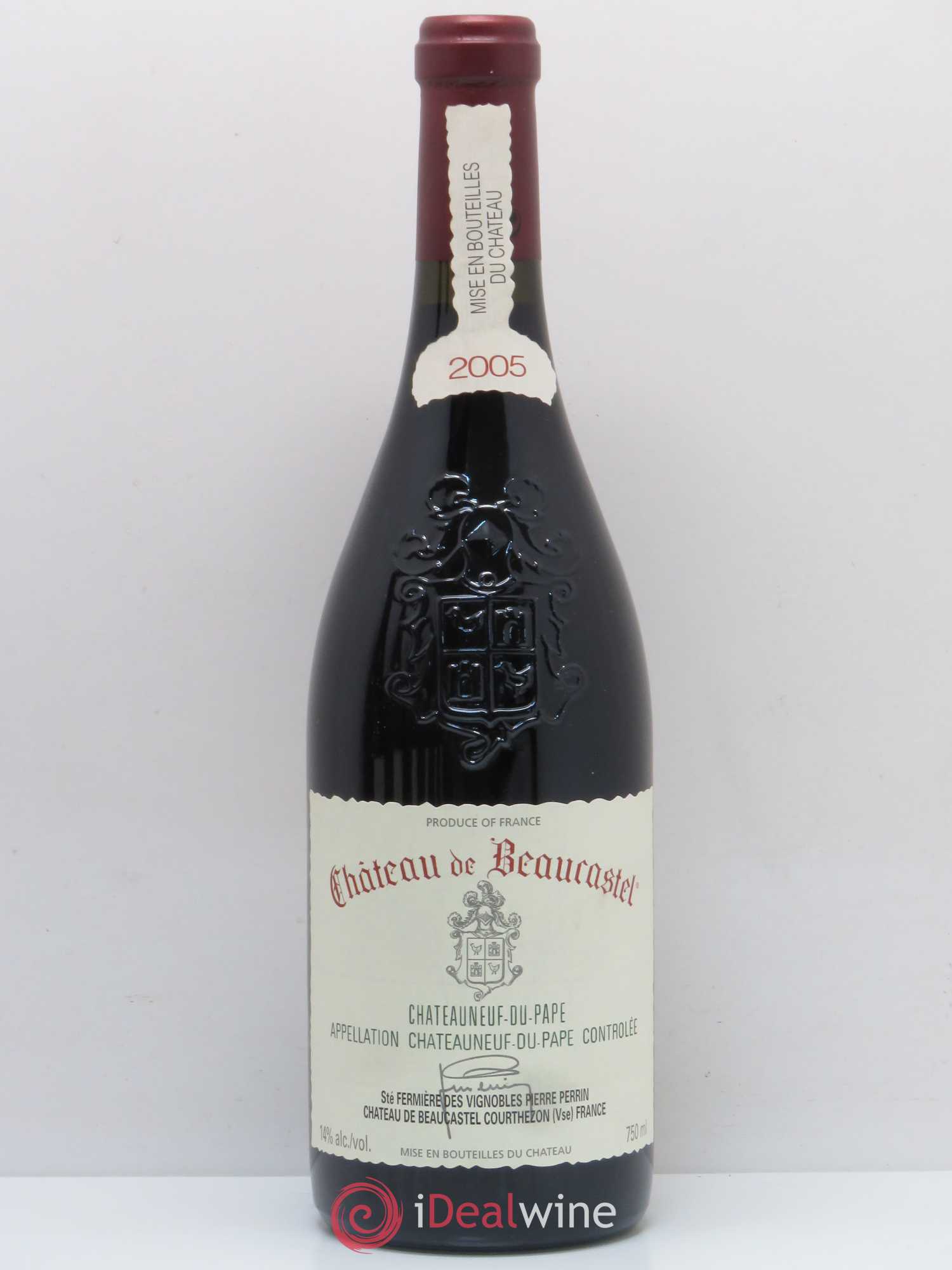 Châteauneuf-du-Pape Château de Beaucastel Famille Perrin 2005 - Lot de 1 bouteille - 0