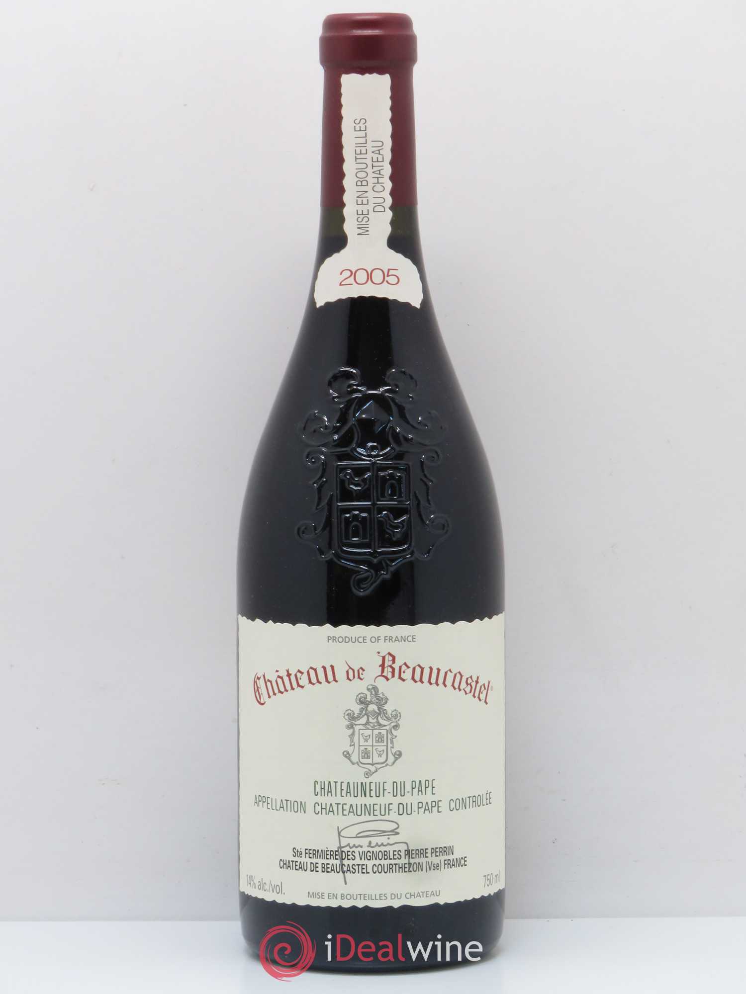 Châteauneuf-du-Pape Château de Beaucastel Famille Perrin 2005 - Lot de 1 bouteille - 0