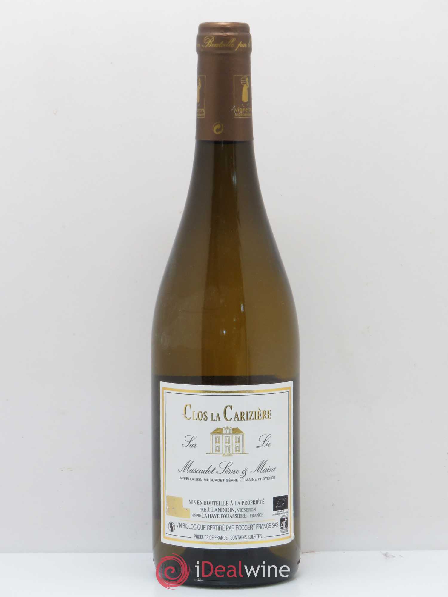Muscadet-Sèvre-et-Maine Le Clos La Carizière Jo Landron (sans prix de réserve) 2012 - Lot de 1 bouteille - 0
