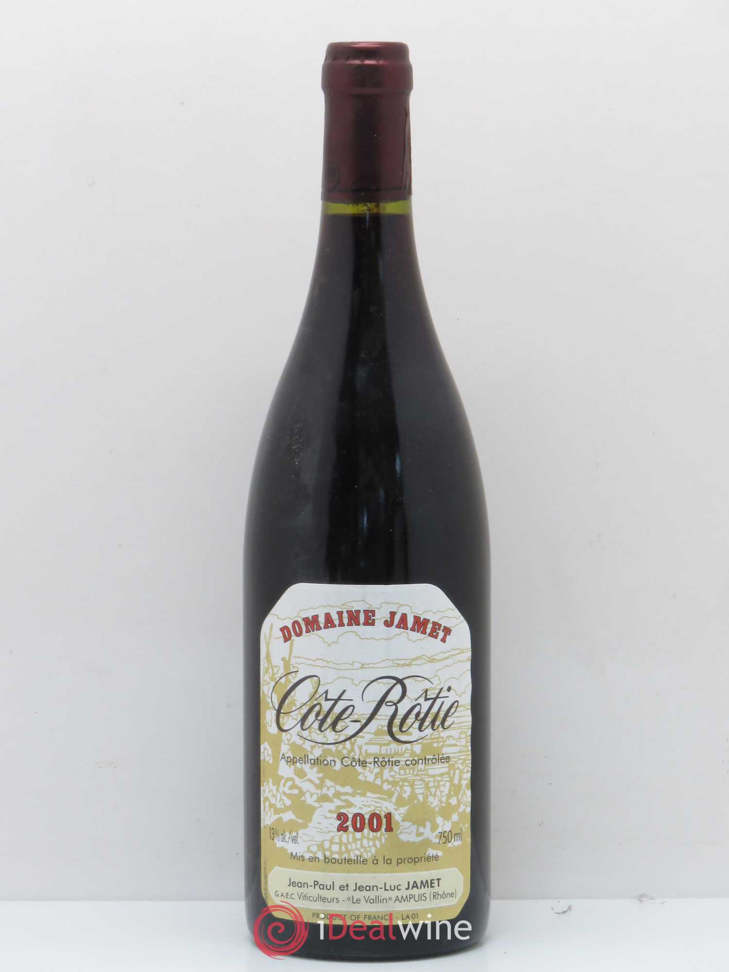 Côte-Rôtie Jamet (Domaine) 2001 - Lot de 1 bouteille - 0