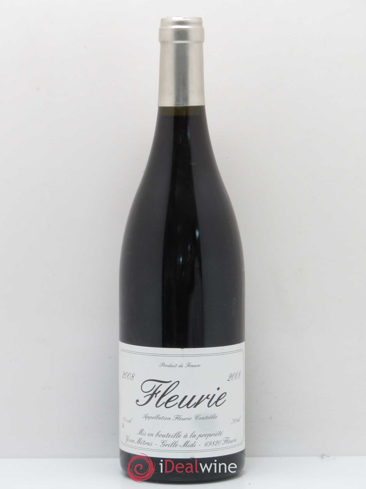 Fleurie Yvon Métras 2008 - Lot de 1 bouteille - 0