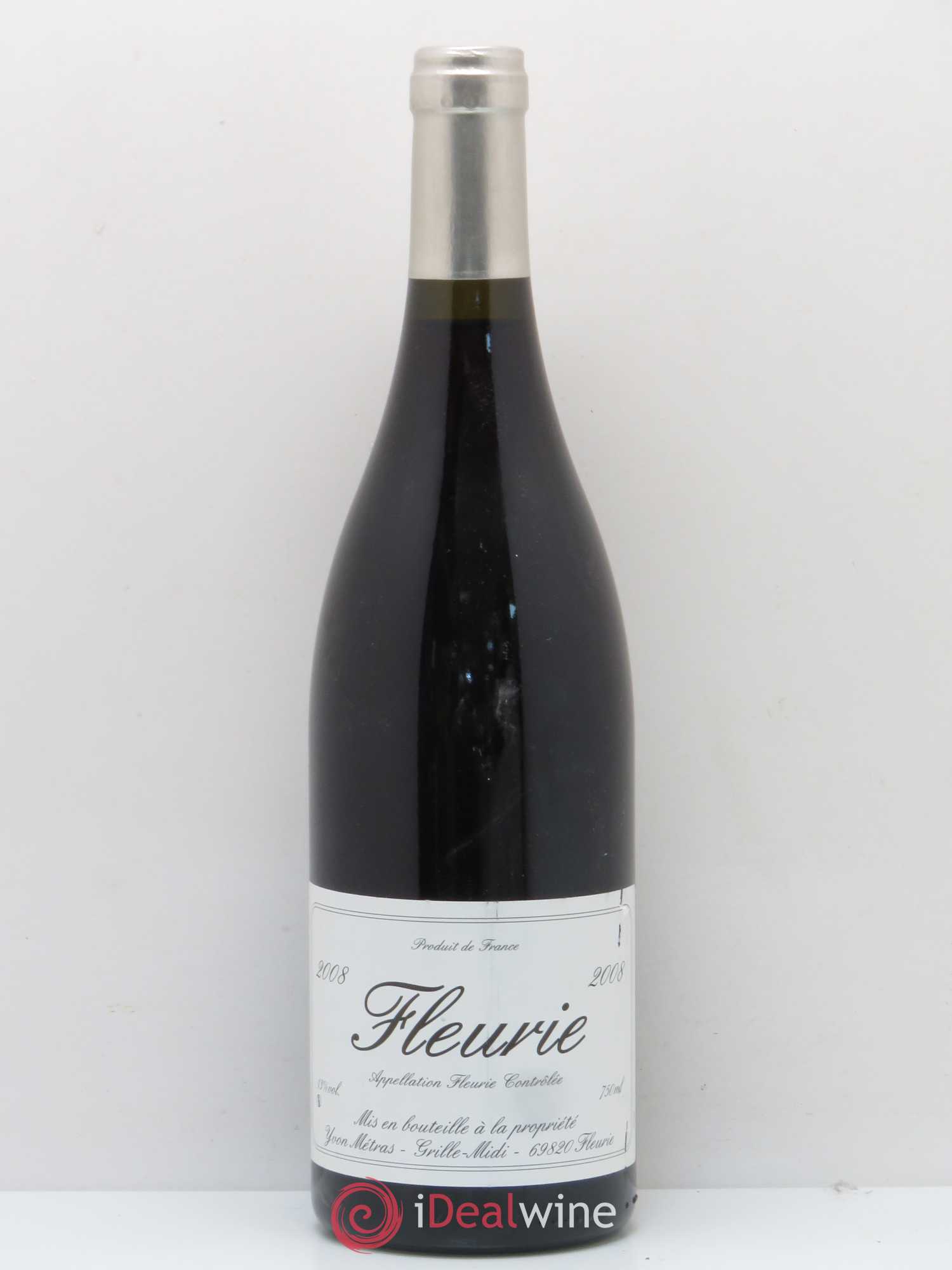 Fleurie Yvon Métras 2008 - Lot de 1 bouteille - 0