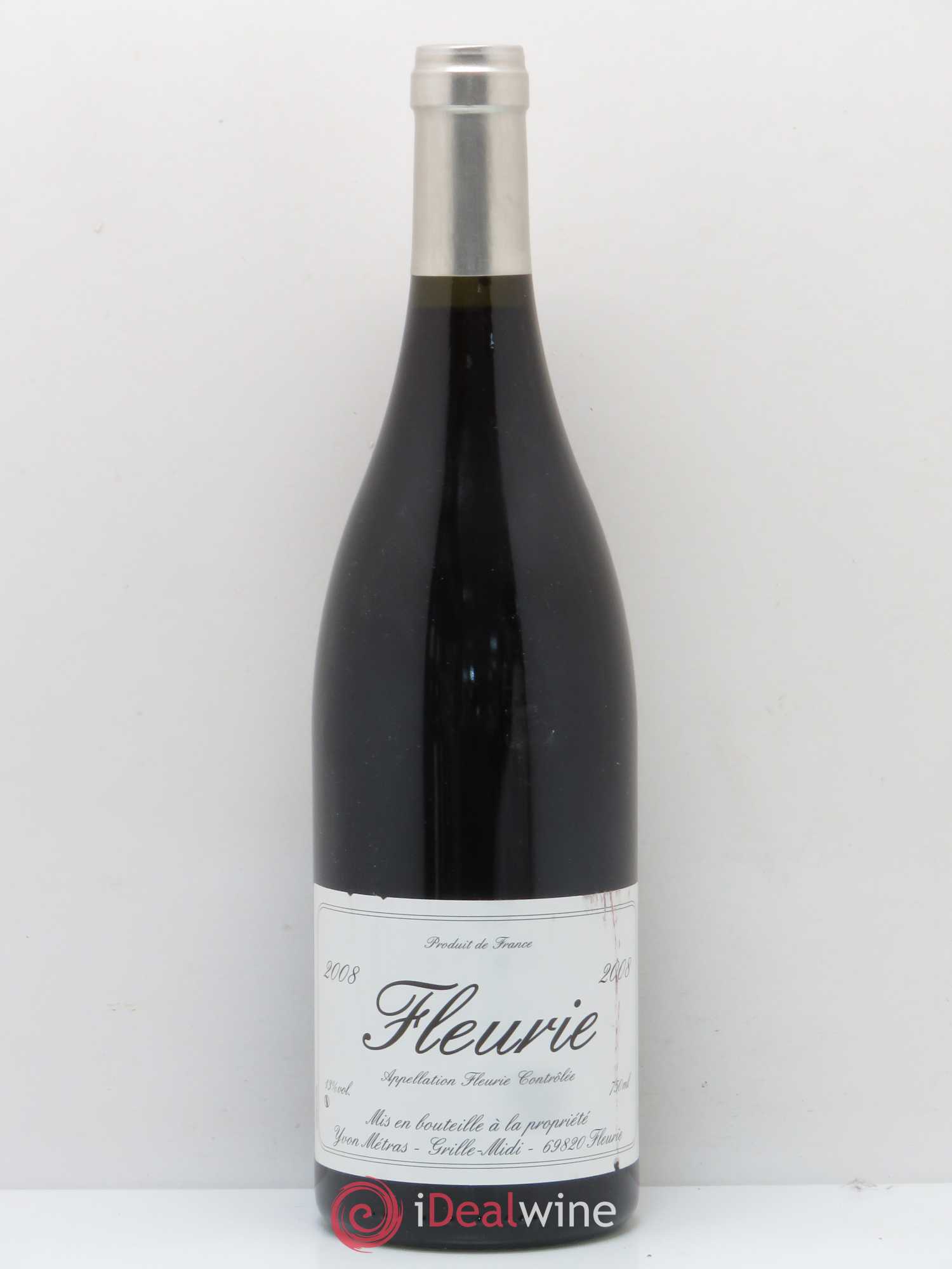 Fleurie Yvon Métras 2008 - Lot de 1 bouteille - 0