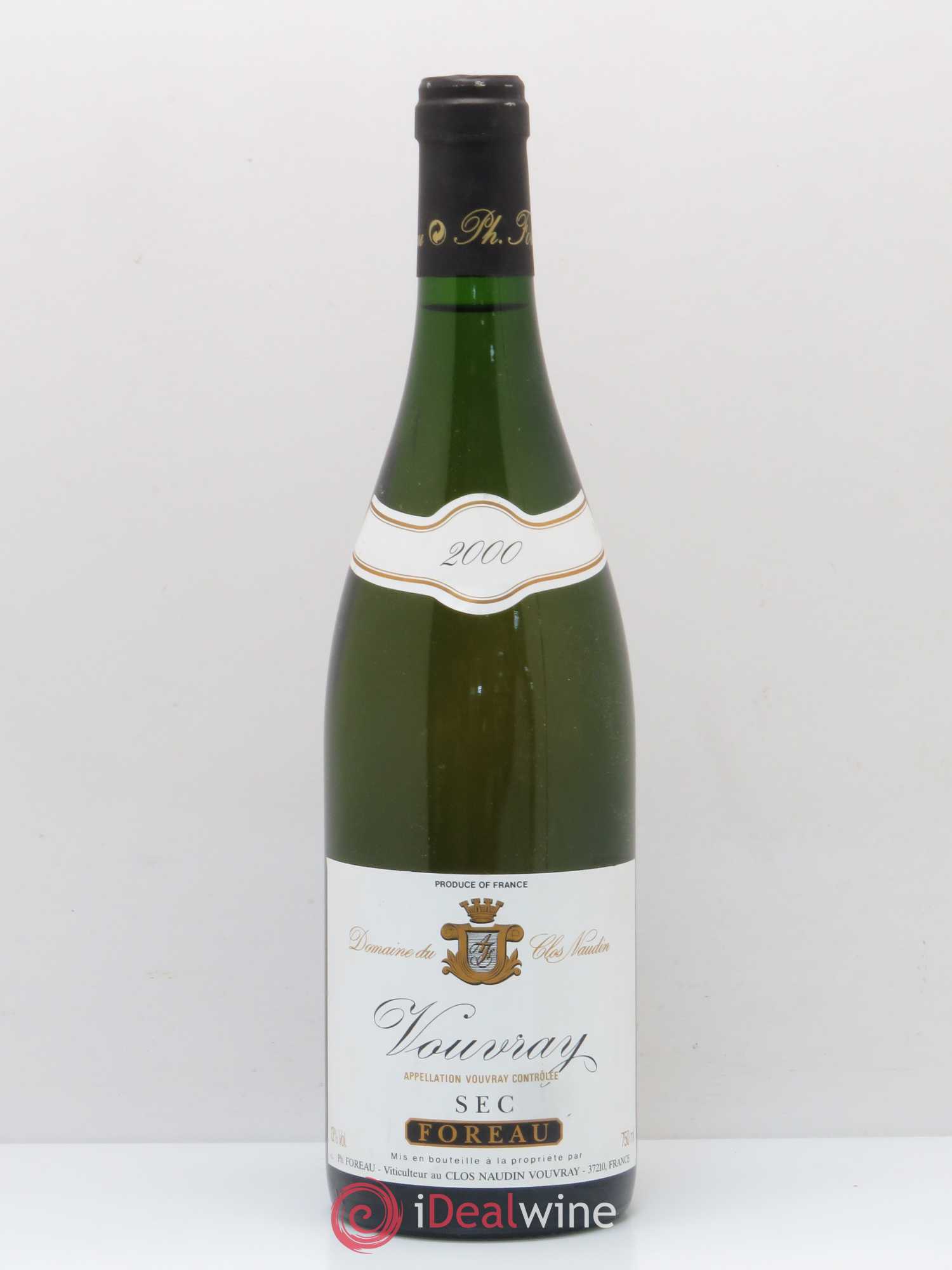 Vouvray Sec Clos Naudin - Philippe Foreau 2000 - Lot de 1 bouteille - 0