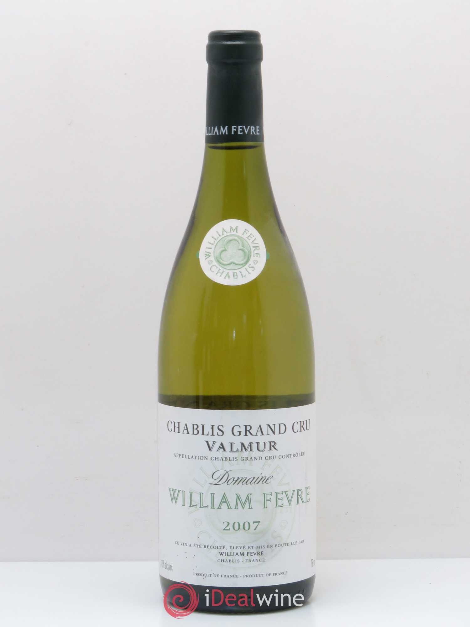 Chablis Grand Cru Valmur William Fèvre 2007 - Lot de 1 bouteille - 0