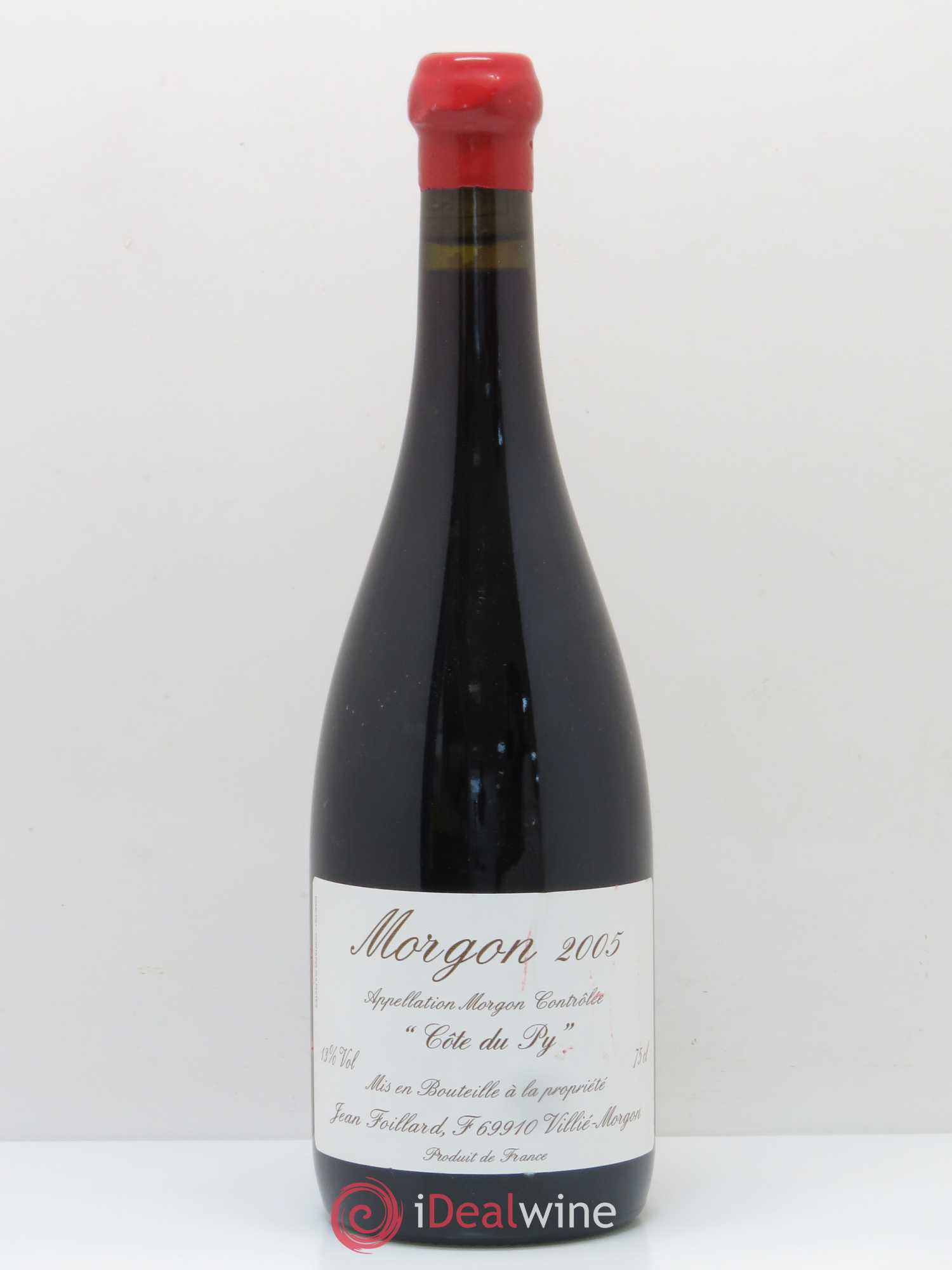 Morgon Côte du Py Jean Foillard 2005 - Lot de 1 bouteille - 0