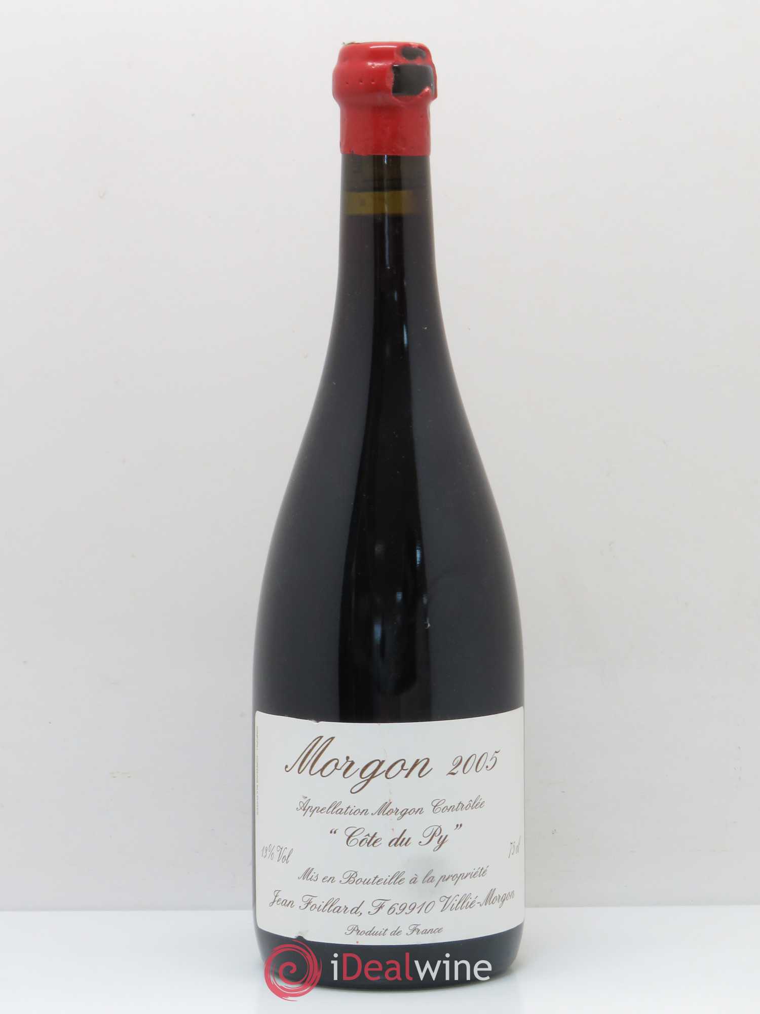 Morgon Côte du Py Jean Foillard 2005 - Lot de 1 bouteille - 0