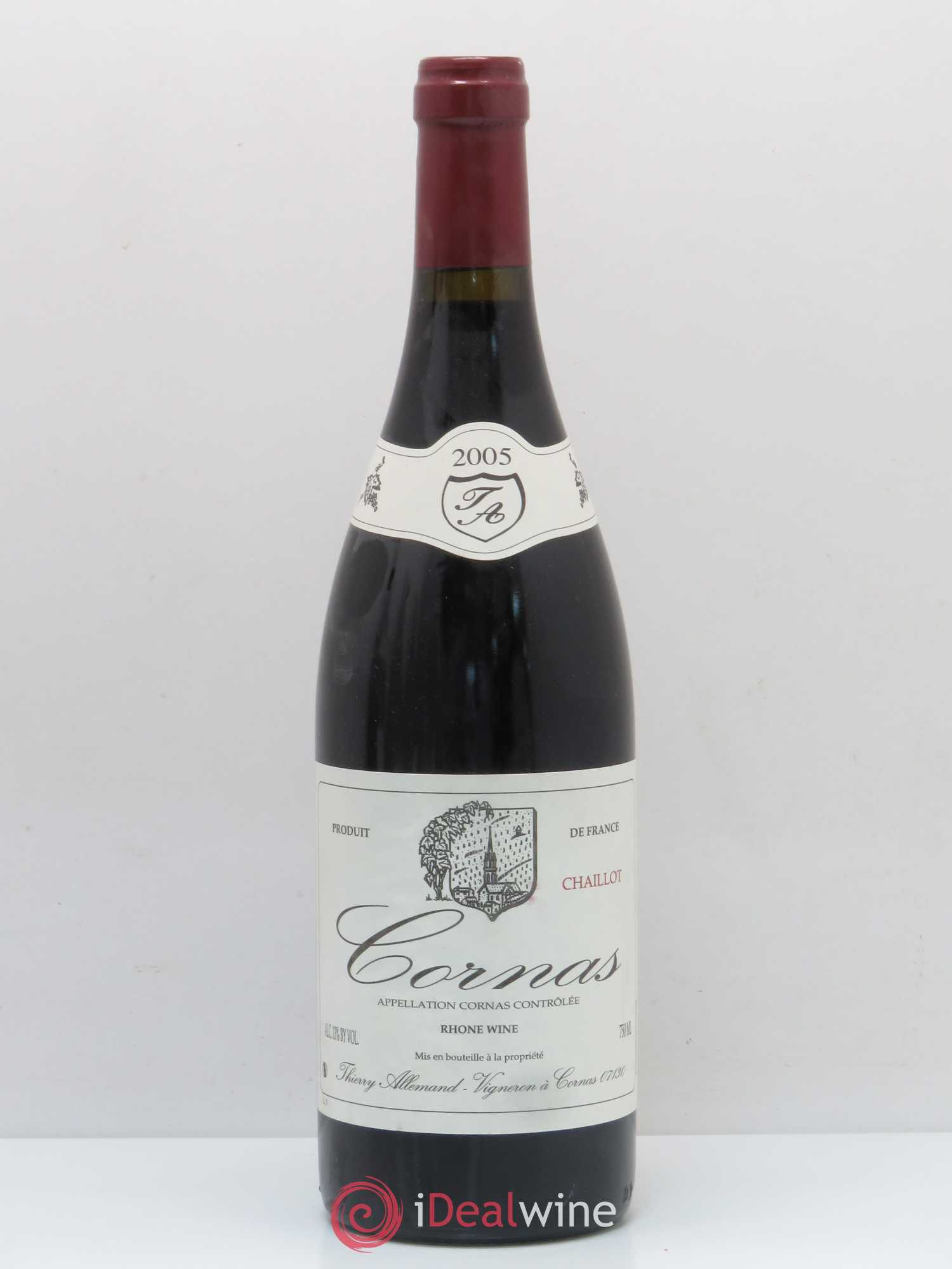 Cornas Chaillot Thierry Allemand 2005 - Lot de 1 bouteille - 0