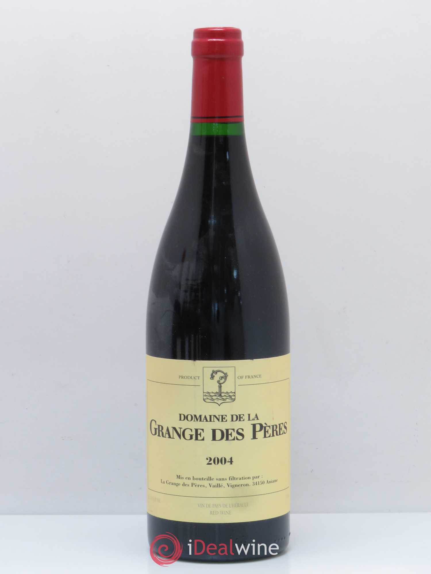 Pays d'Hérault Grange des Pères Laurent Vaillé 2004 - Lot de 1 bouteille - 0