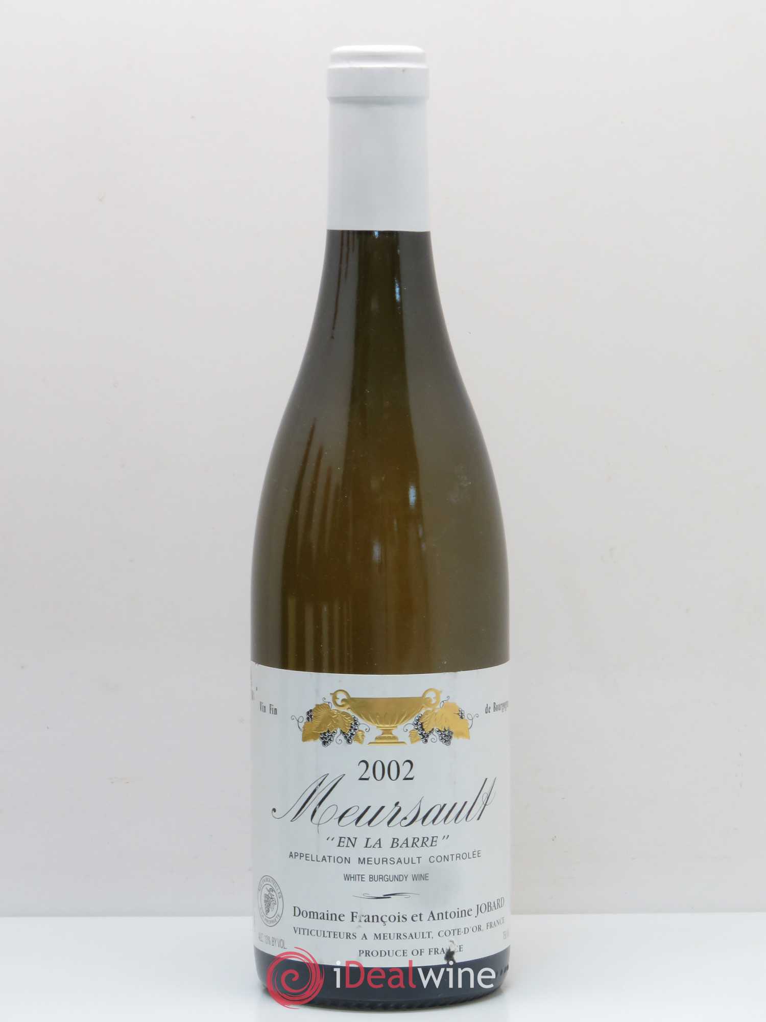 Meursault En la Barre François et Antoine Jobard (Domaine) 2002 - Lot de 1 bouteille - 0