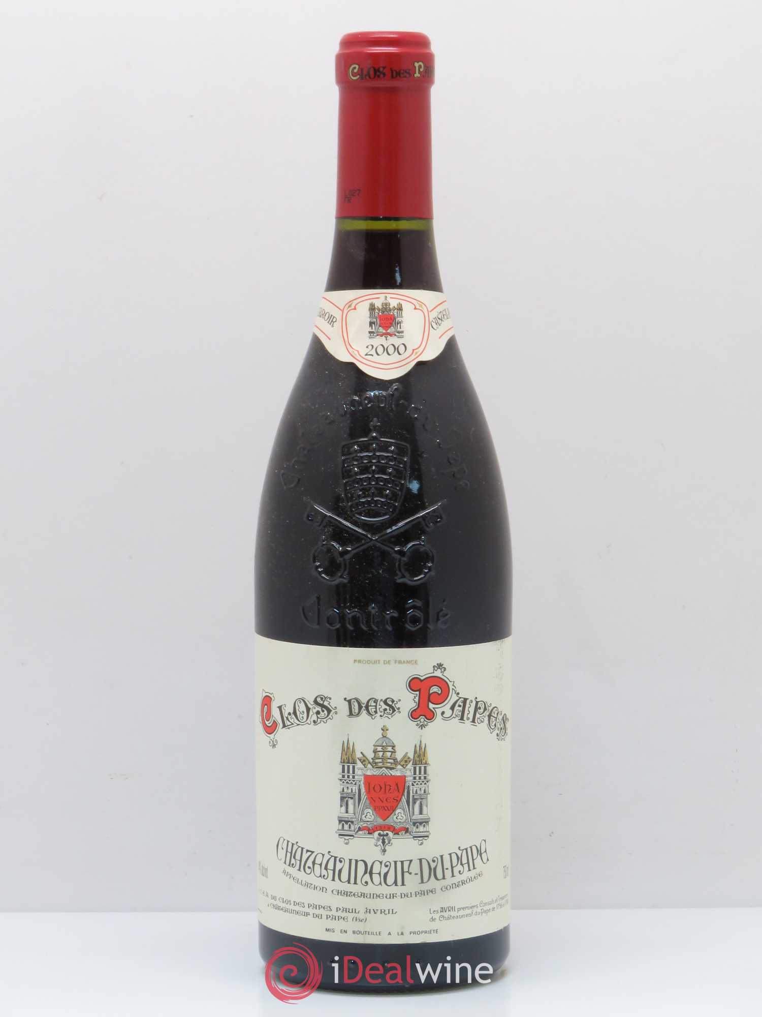 Châteauneuf-du-Pape Clos des Papes - Paul Avril 2000 - Lot de 1 bouteille - 0
