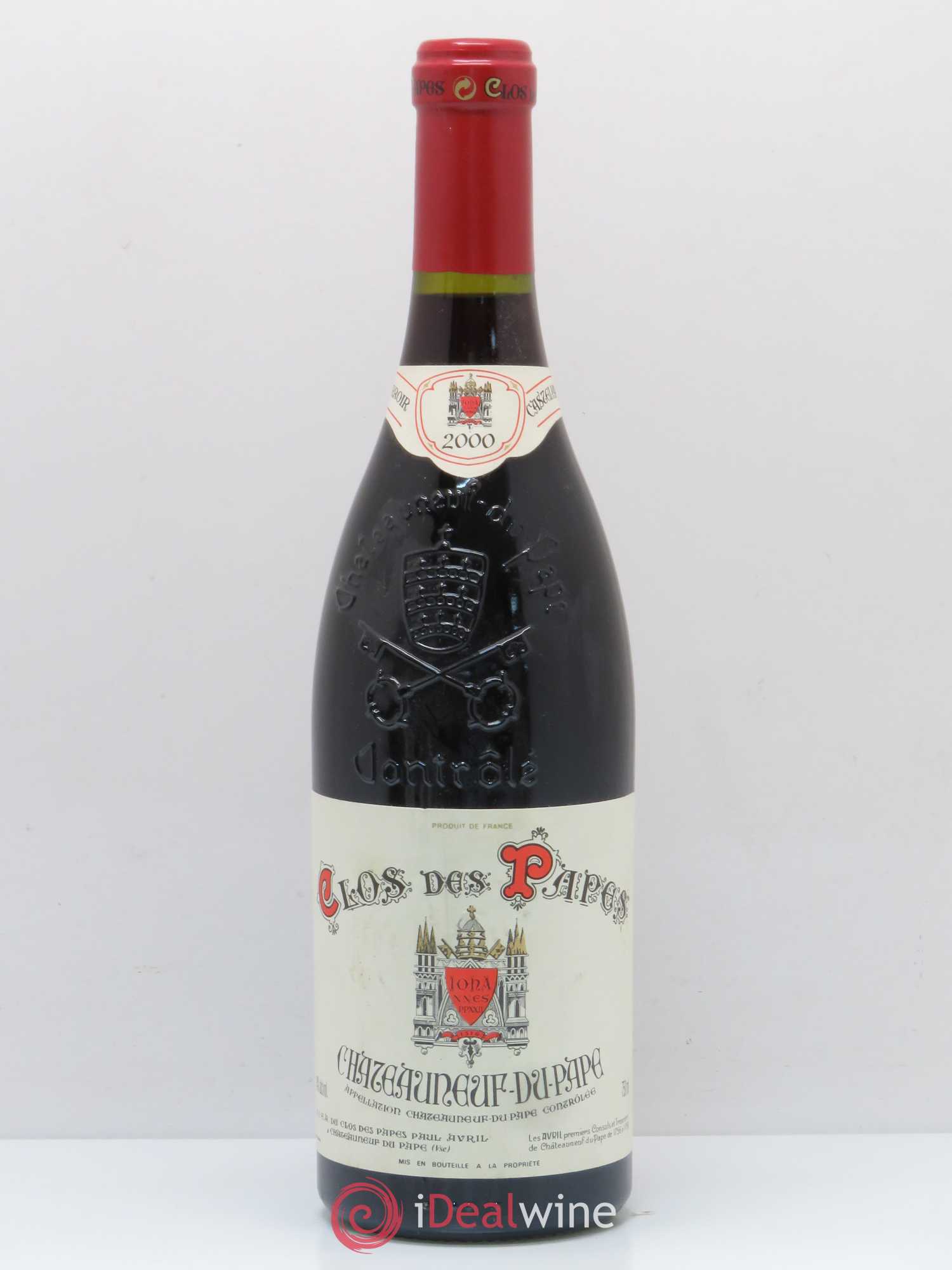 Châteauneuf-du-Pape Clos des Papes - Paul Avril 2000 - Lot de 1 bouteille - 0
