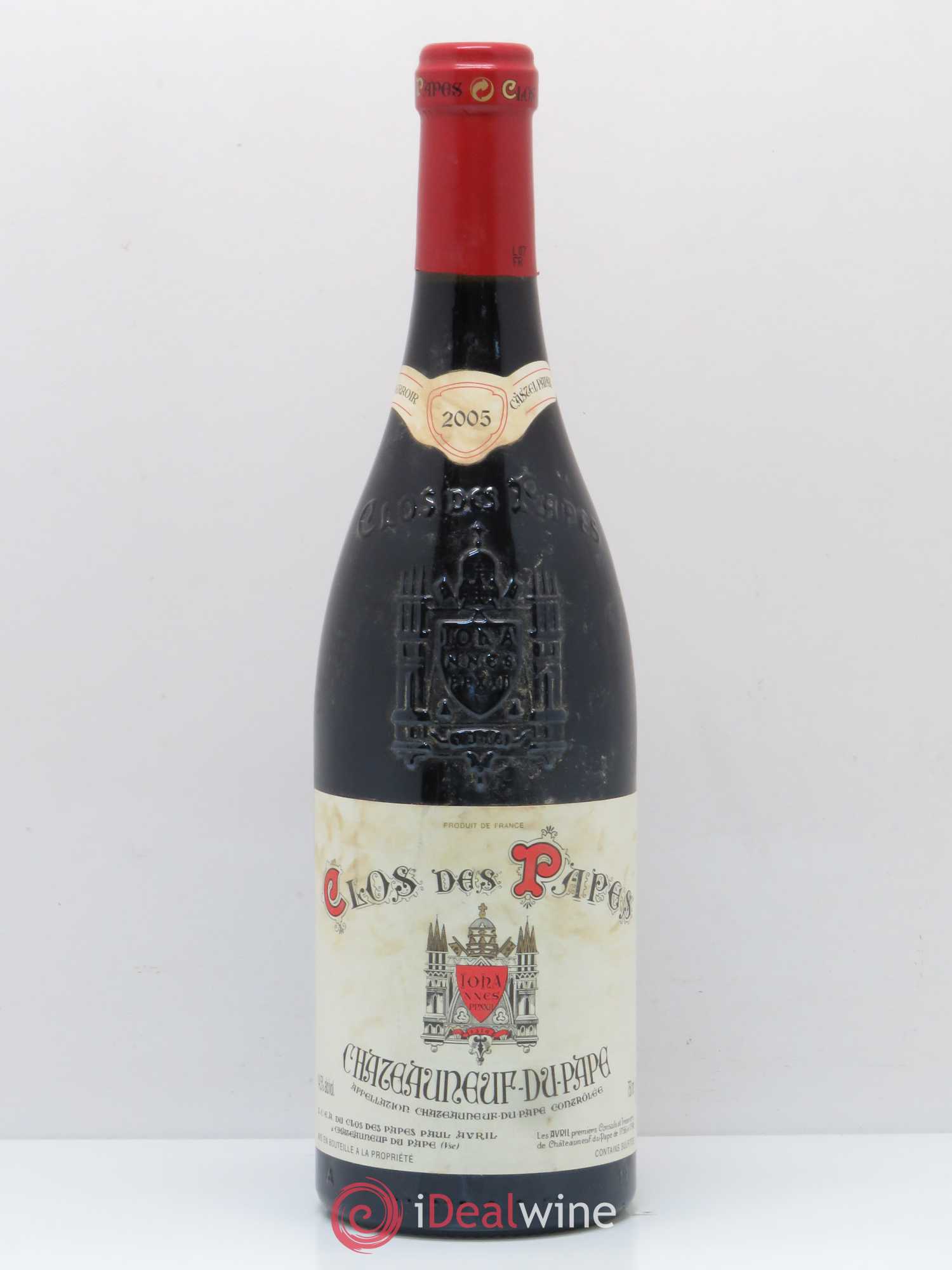 Châteauneuf-du-Pape Clos des Papes - Paul Avril 2005 - Lot de 1 bouteille - 0