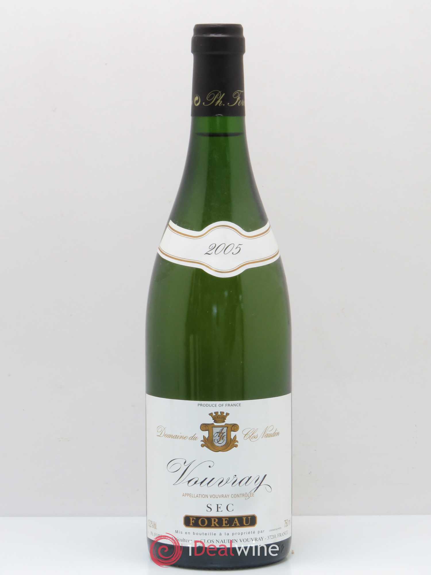 Vouvray Sec Clos Naudin - Philippe Foreau 2005 - Lot de 1 bouteille - 0