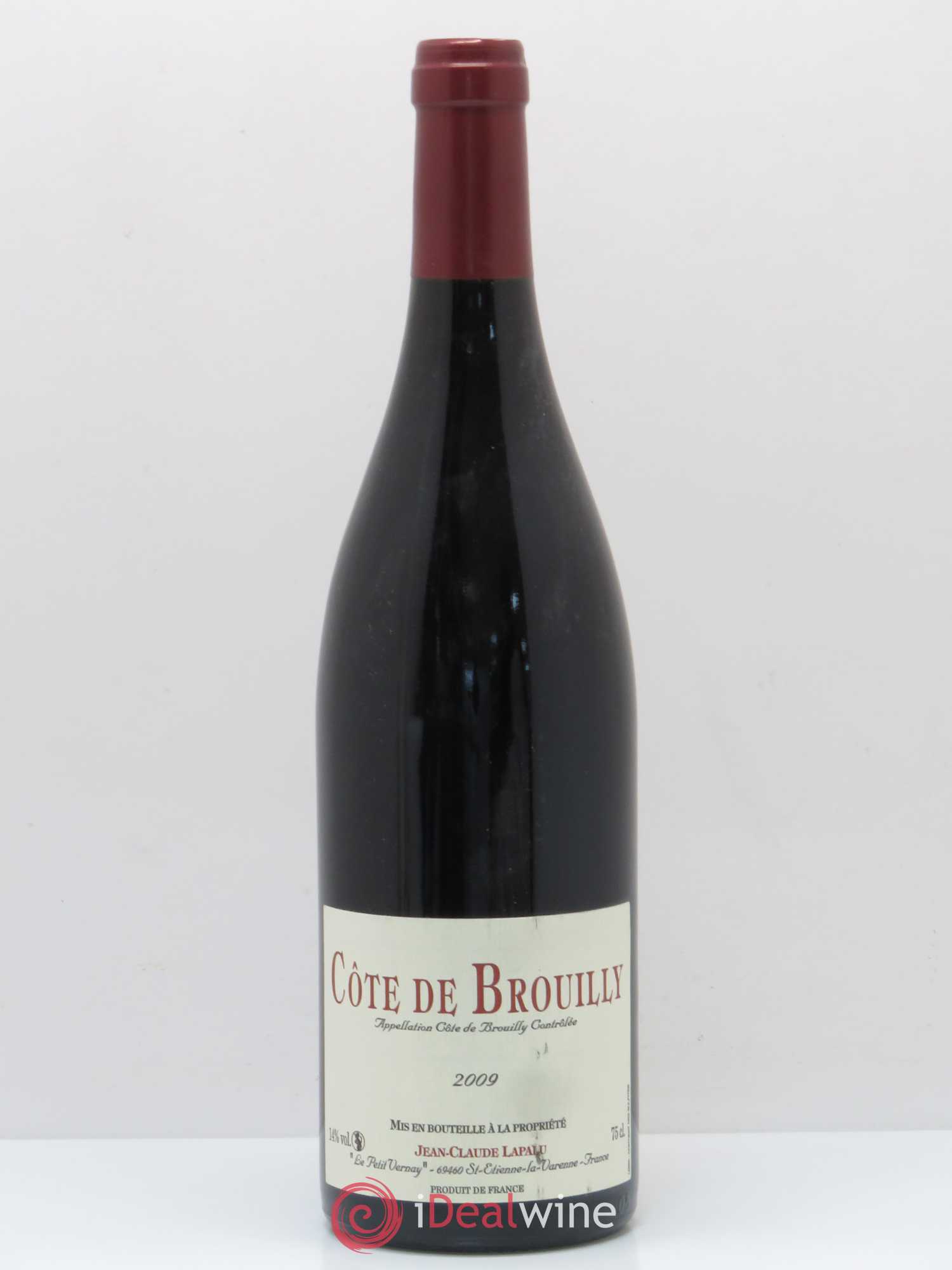Côte de Brouilly Claude Lapalu 2009 - Posten von 1 Flasche - 0