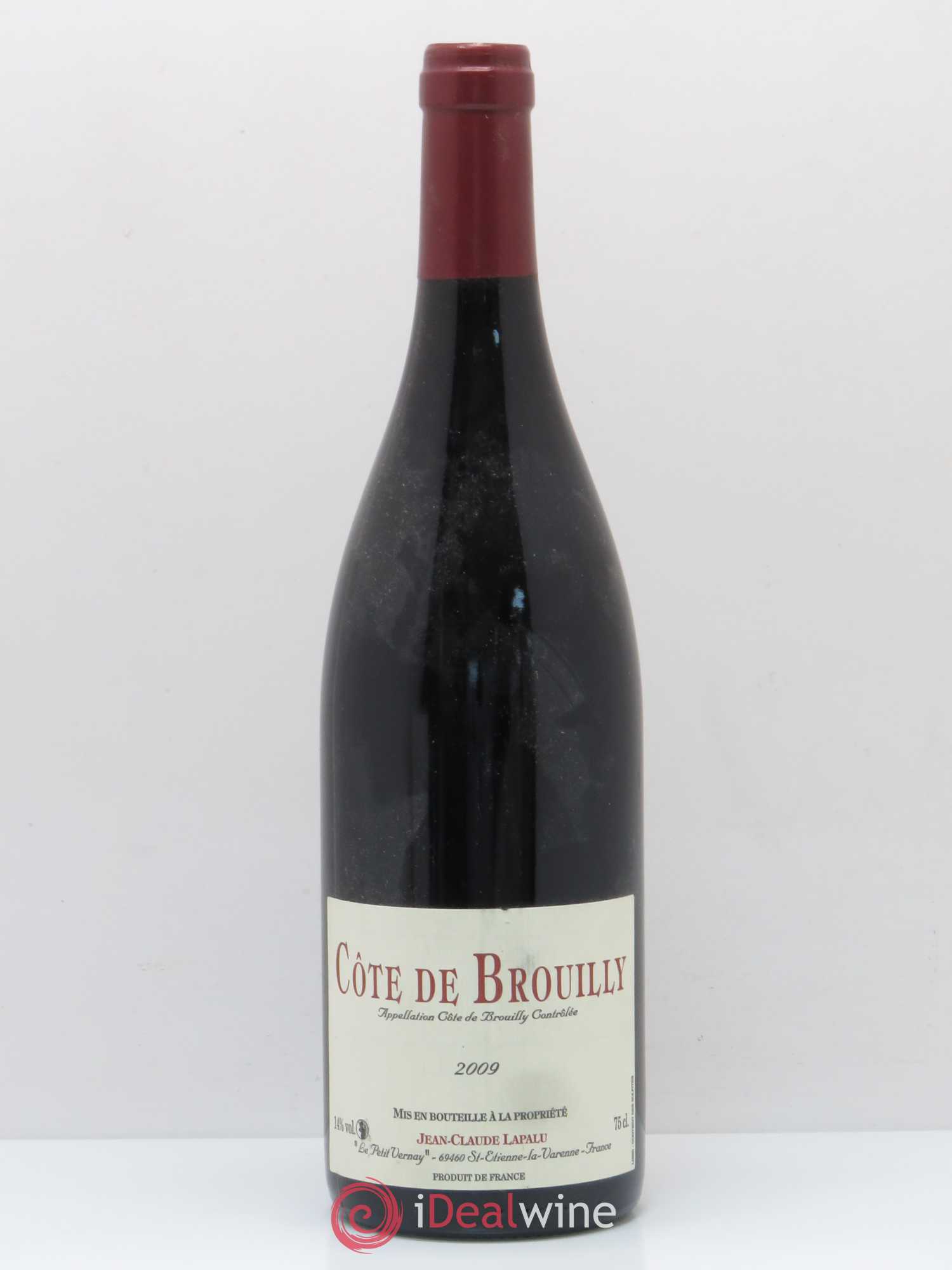 Côte de Brouilly Claude Lapalu 2009 - Posten von 1 Flasche - 0